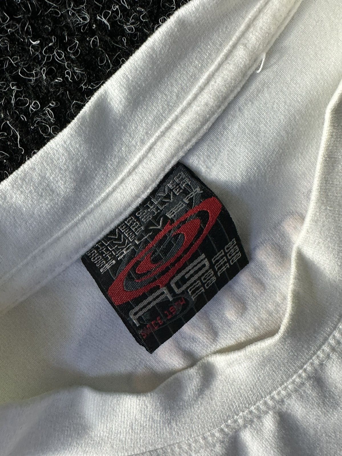 Quiksilver × Vintage 🚨Vintage 90s Big Logo QUIKSILVER AG WHITE longsleeve Y2K Size US S / EU 44-46 / 1 - 5 Thumbnail