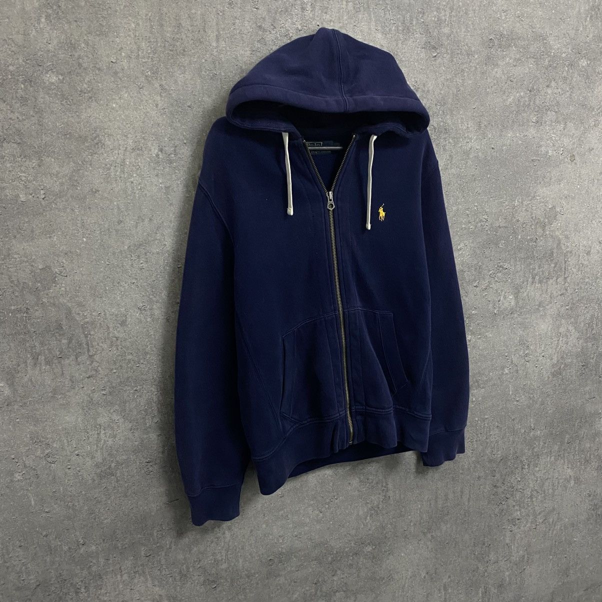 Polo Ralph Lauren Vintage Polo Ralph Lauren Zip Up Hoodie Navy Size US M / EU 48-50 / 2 - 3 Thumbnail