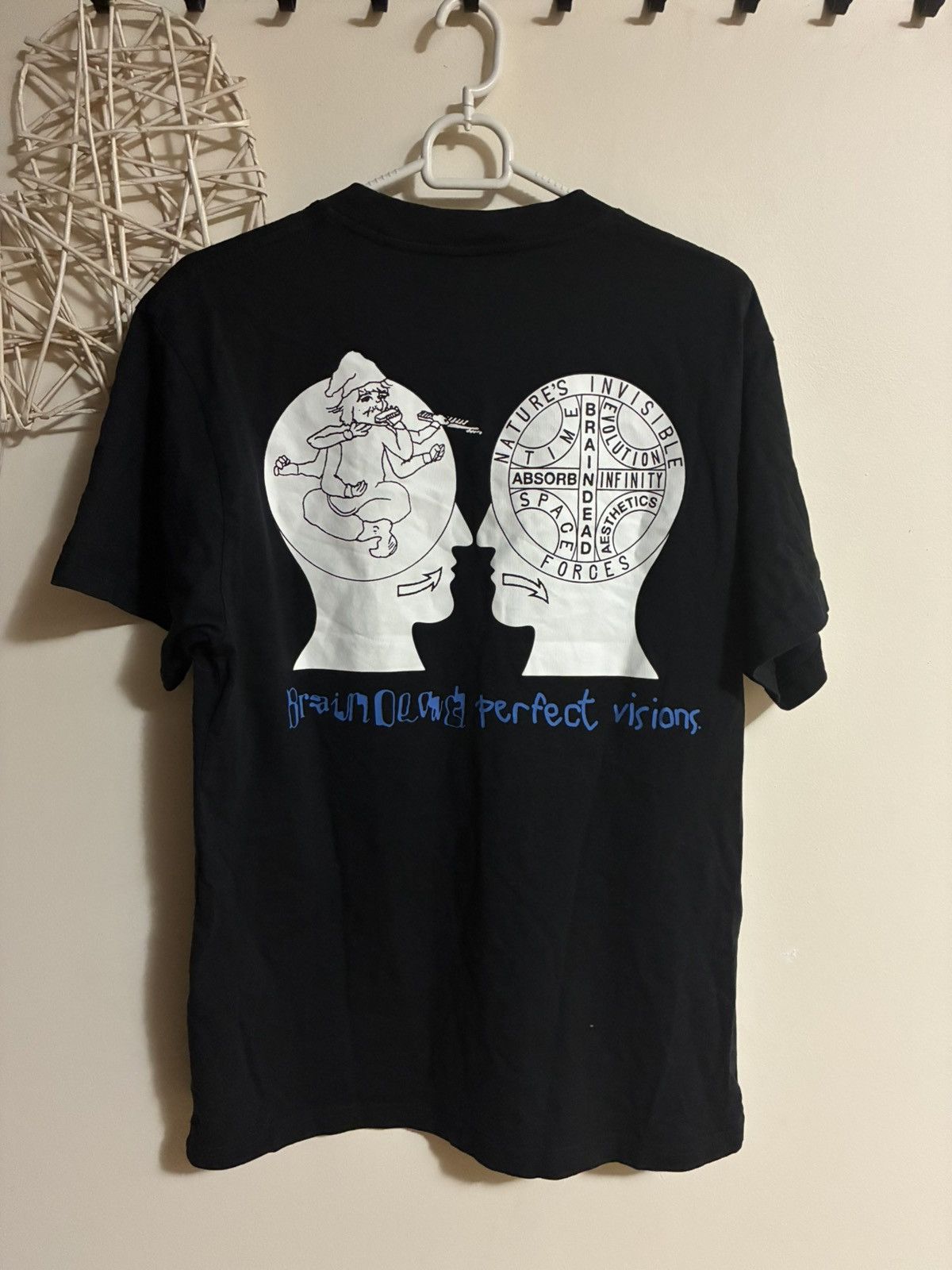 Brain Dead Brain Dead "Perfect Visions" Graphic T-Shirt - Black Size US S / EU 44-46 / 1 - 1 Thumbnail