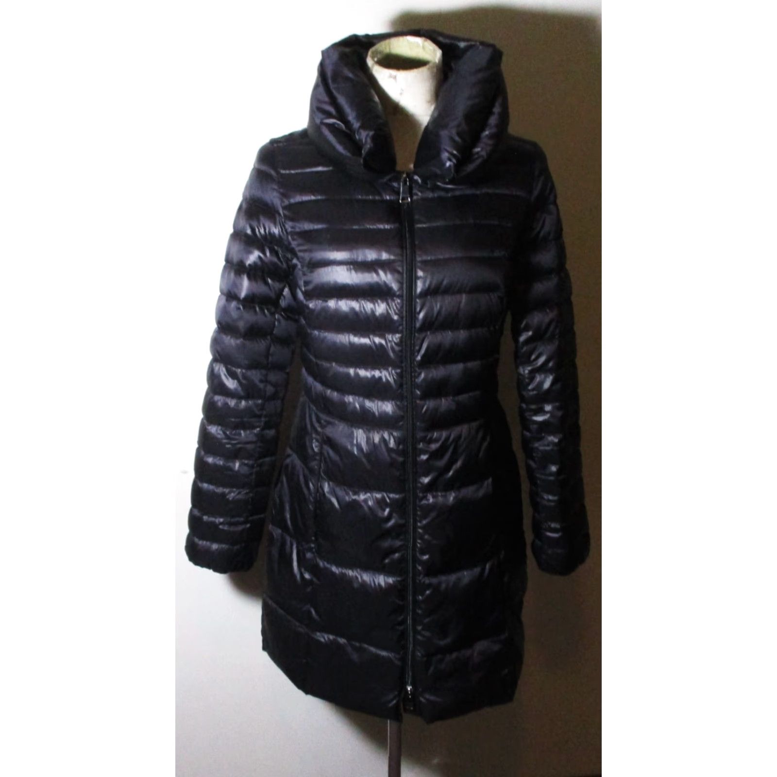 Bebe BEBE Purple Full Zip Puffer Insulated Coat Womens S High Collar Nylon Blend Lining Polyester All Seasons Jacket Trending Size S / US 4 / IT 40 - 2 Thumbnail
