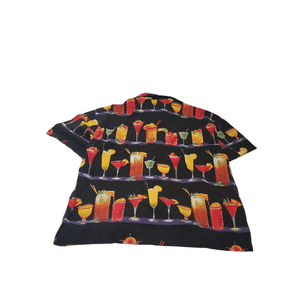 Vintage Y2K Cocktail All Over Print Button Up Shirt Size US M / EU 48-50 / 2 - 4 Thumbnail