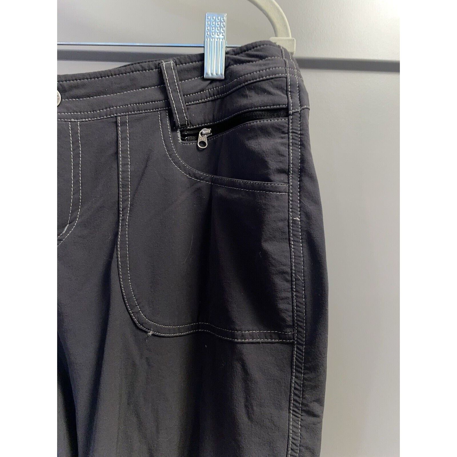 Kuhl KUHL Cargo Pants Women 10 Gray Nylon Blend Roll Tab Size 32" / US 10 / IT 46 - 3 Thumbnail