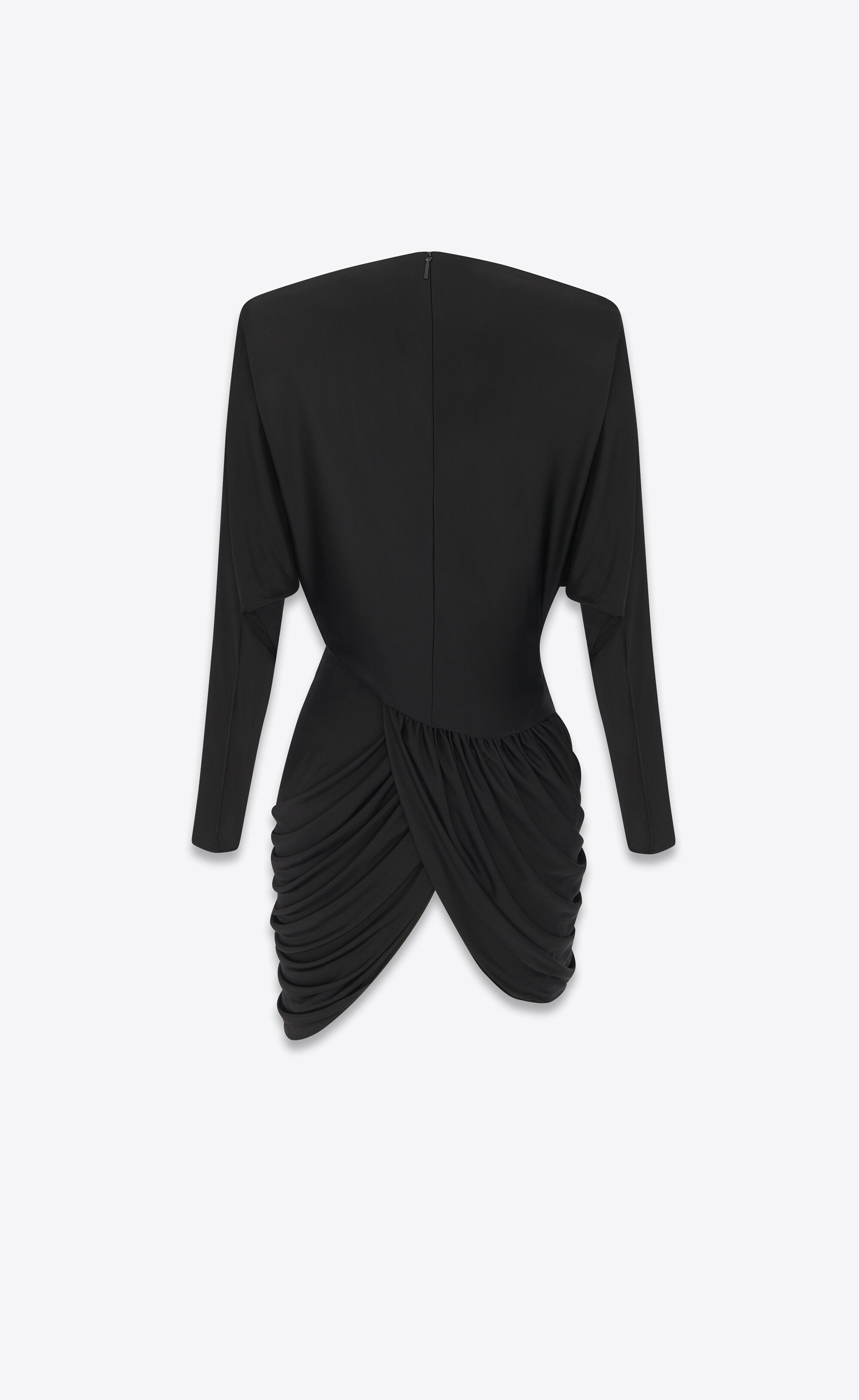Saint Laurent Paris o1bcso1str1124 Dress in Black Size S / US 4 / IT 40 - 3 Thumbnail