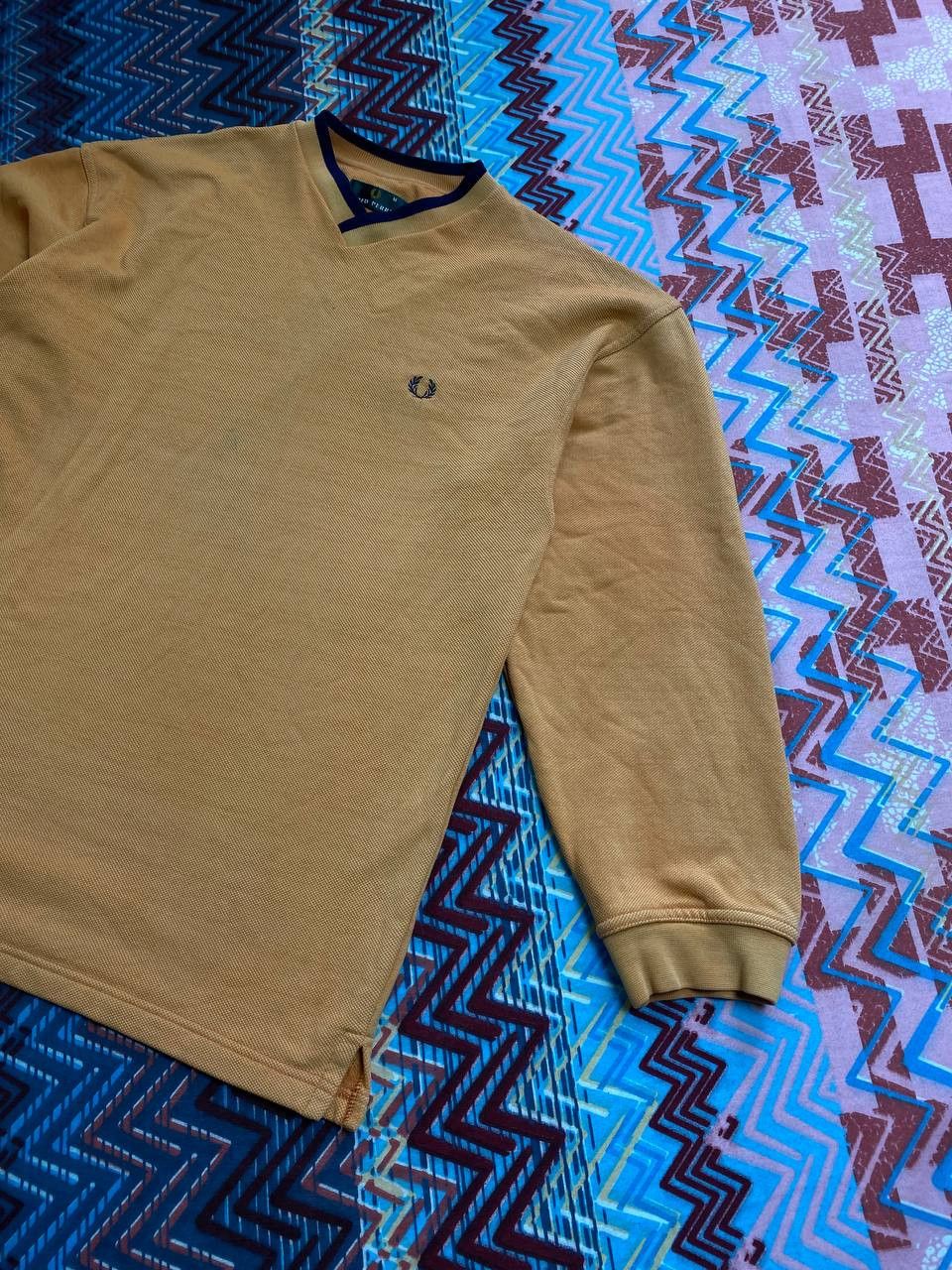 Fred Perry Vintage Fred Perry Sweatshirt Sweater Luxury designer Size US M / EU 48-50 / 2 - 8 Thumbnail