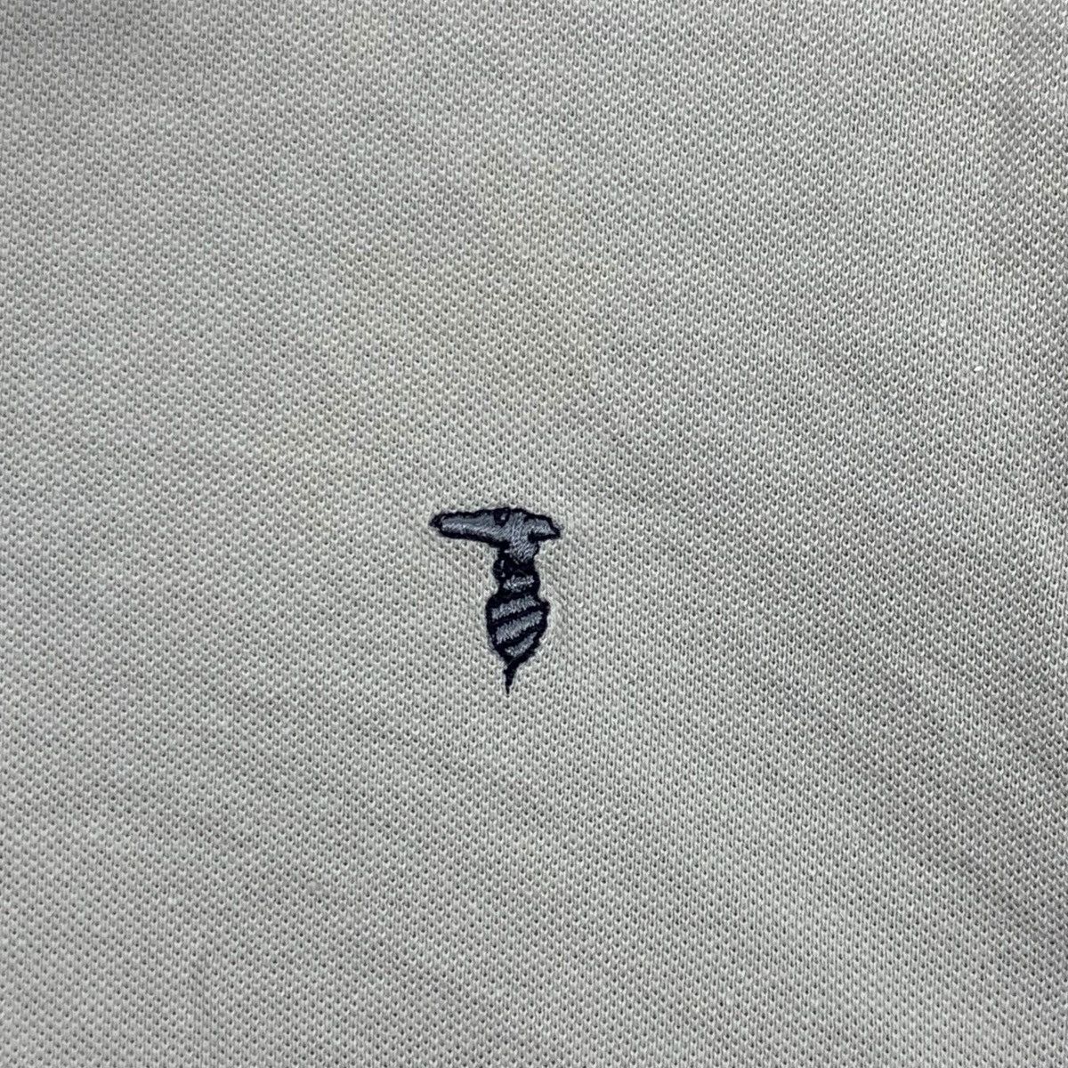 Trussardi Vintage TRUSSARDI MADE IN ITALY Baggy Polo Tee Shirt Size L / US 10 / IT 46 - 3 Thumbnail