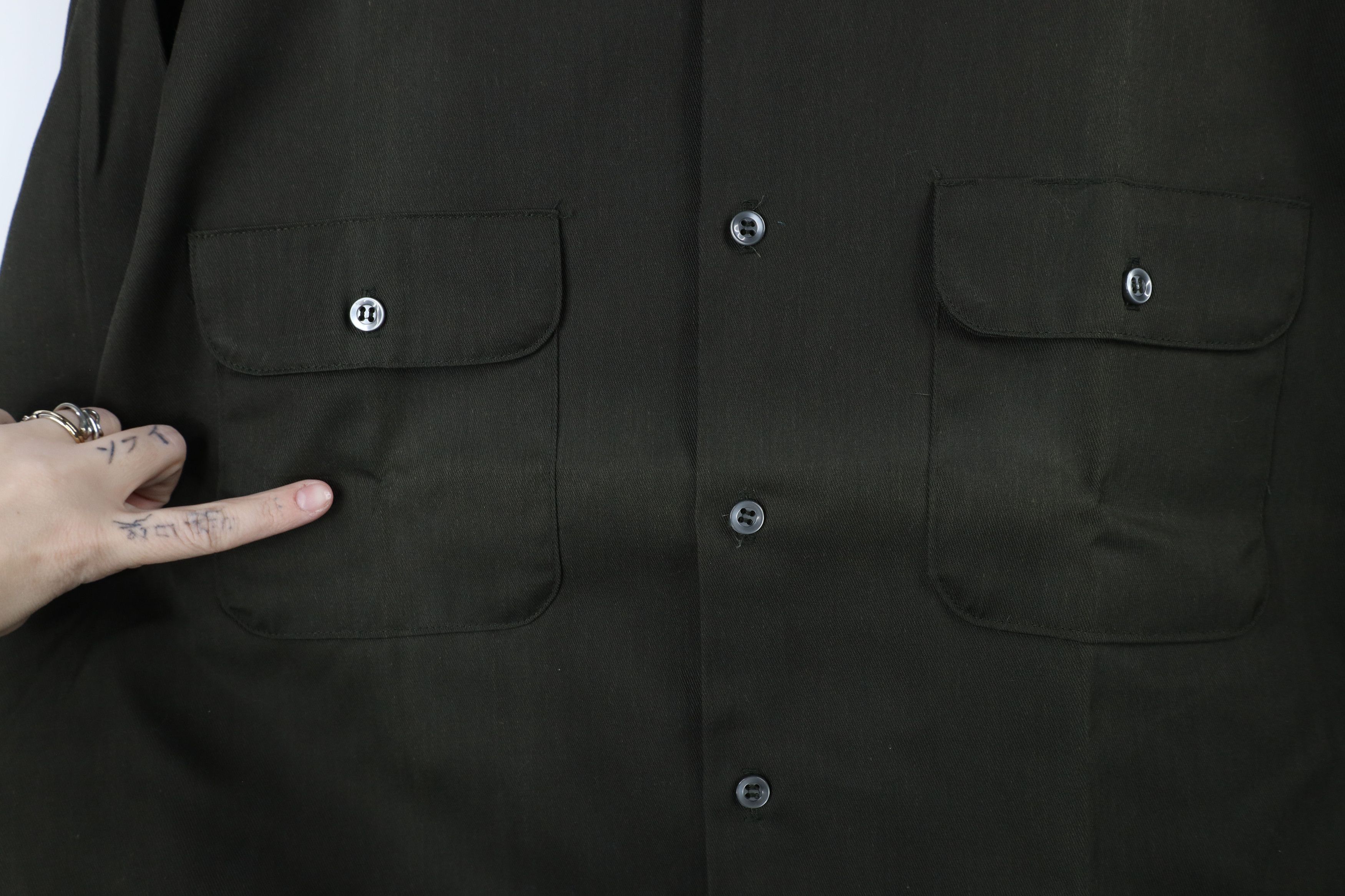 Vintage Deadstock Vintage 60s Collared Workwear Button Shirt USA Size US XL / EU 56 / 4 - 6 Thumbnail