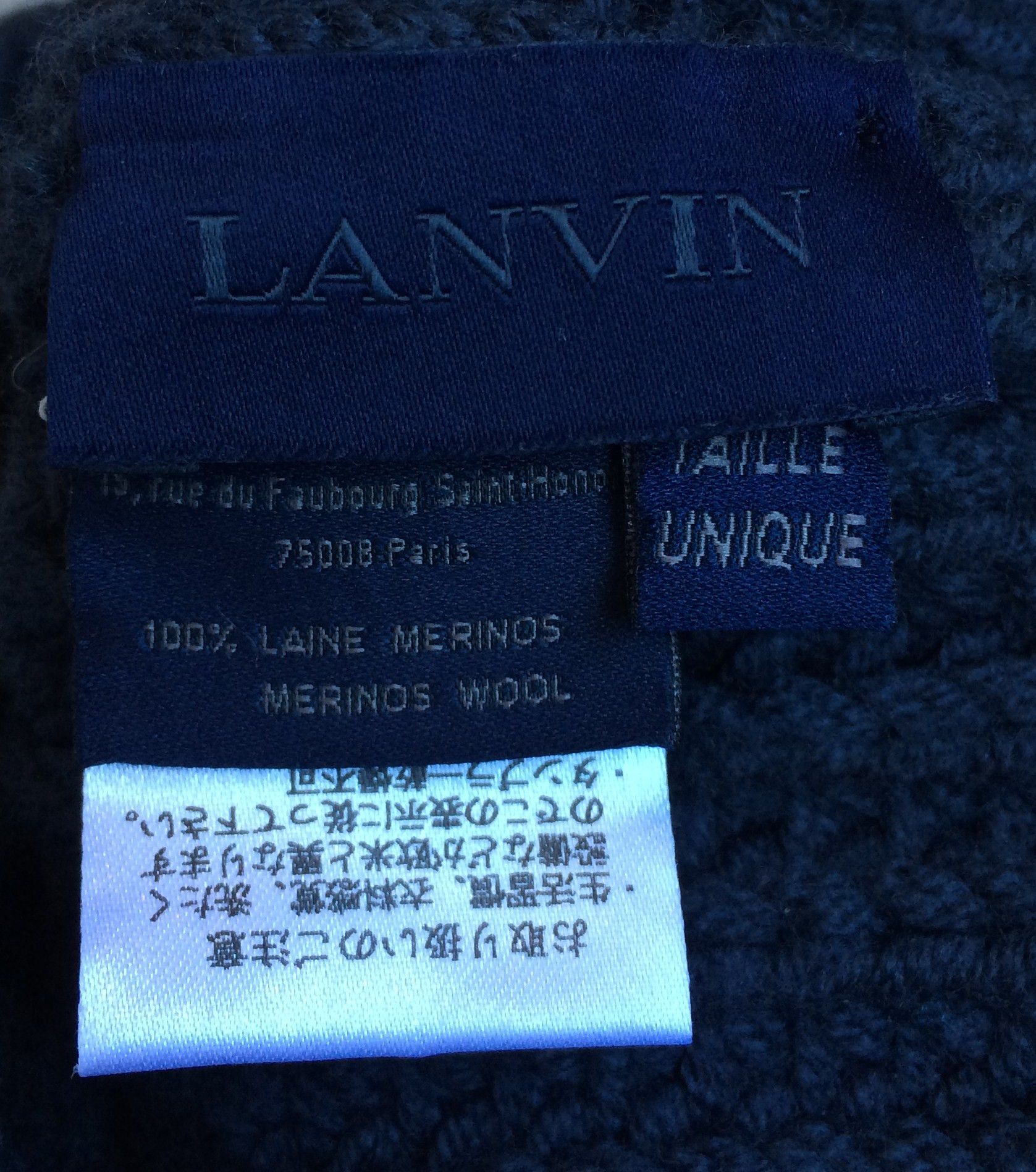 Lanvin Lanvin Mainline Wool Knit Beanie Hat Size ONE SIZE - 3 Thumbnail