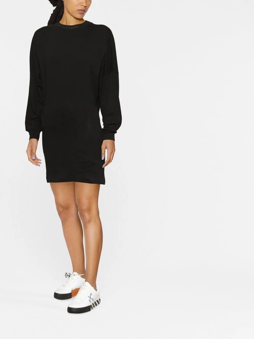 Palm Angels o1y1125 Mini Dress in Black Size XS / US 0-2 / IT 36-38 - 2 Thumbnail
