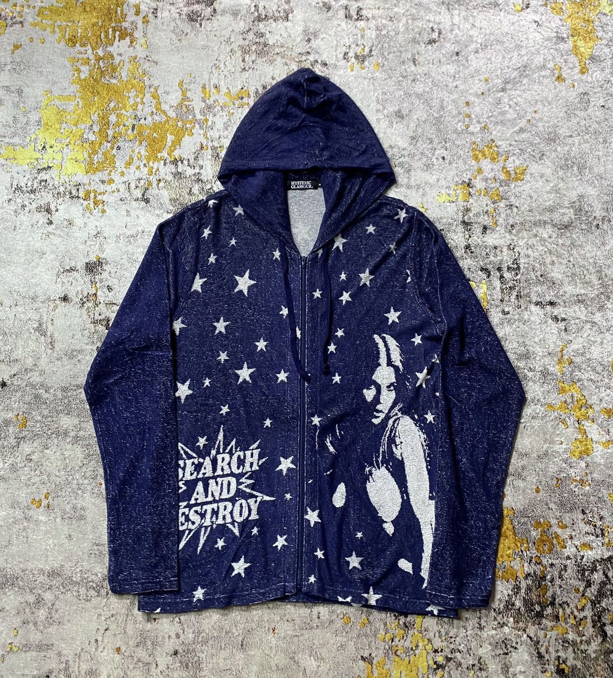 Hysteric Destroy Hoodie | Grailed