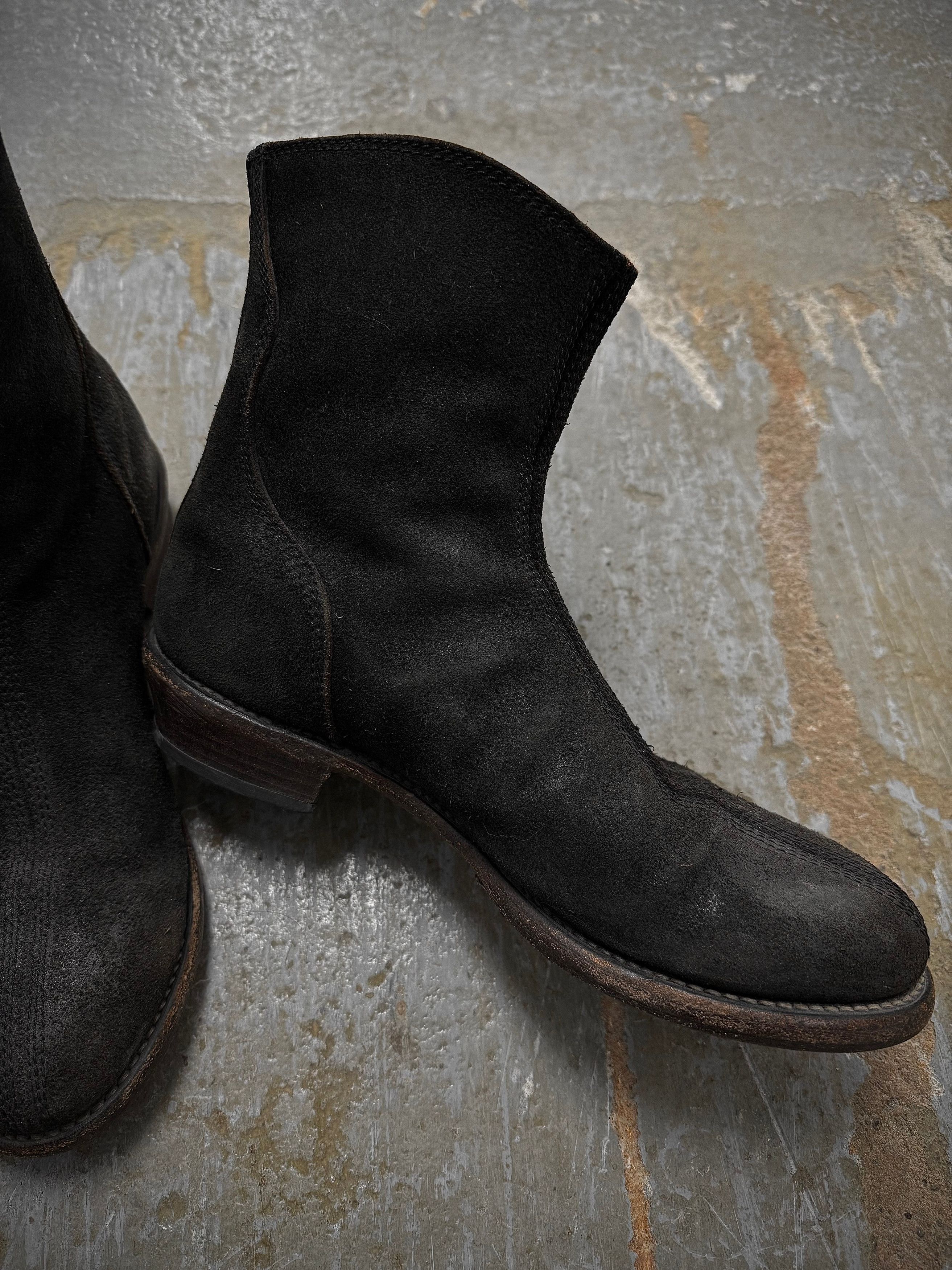 Julius Julius Reverse Cow Leather Back Zip Boots Size US 9 / EU 42 - 5 Thumbnail