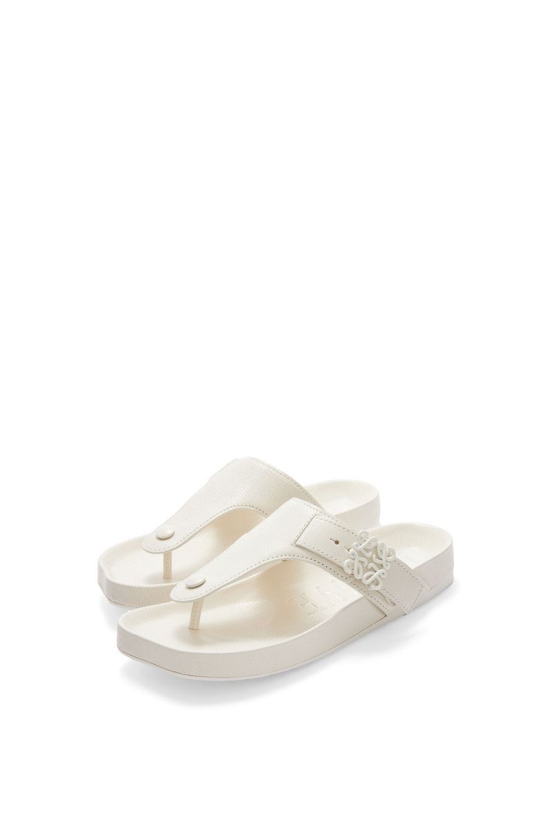 Loewe o1in1g0426 Ease Sandals in White Size US 11 / IT 41 - 2 Thumbnail