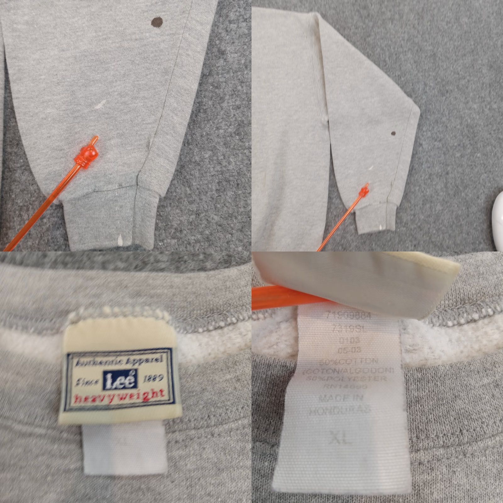 Lee VINTAGE Lee Sweatshirt Mens XL Gray Pullover American Postalworkers Shirt Size US XL / EU 56 / 4 - 9 Thumbnail