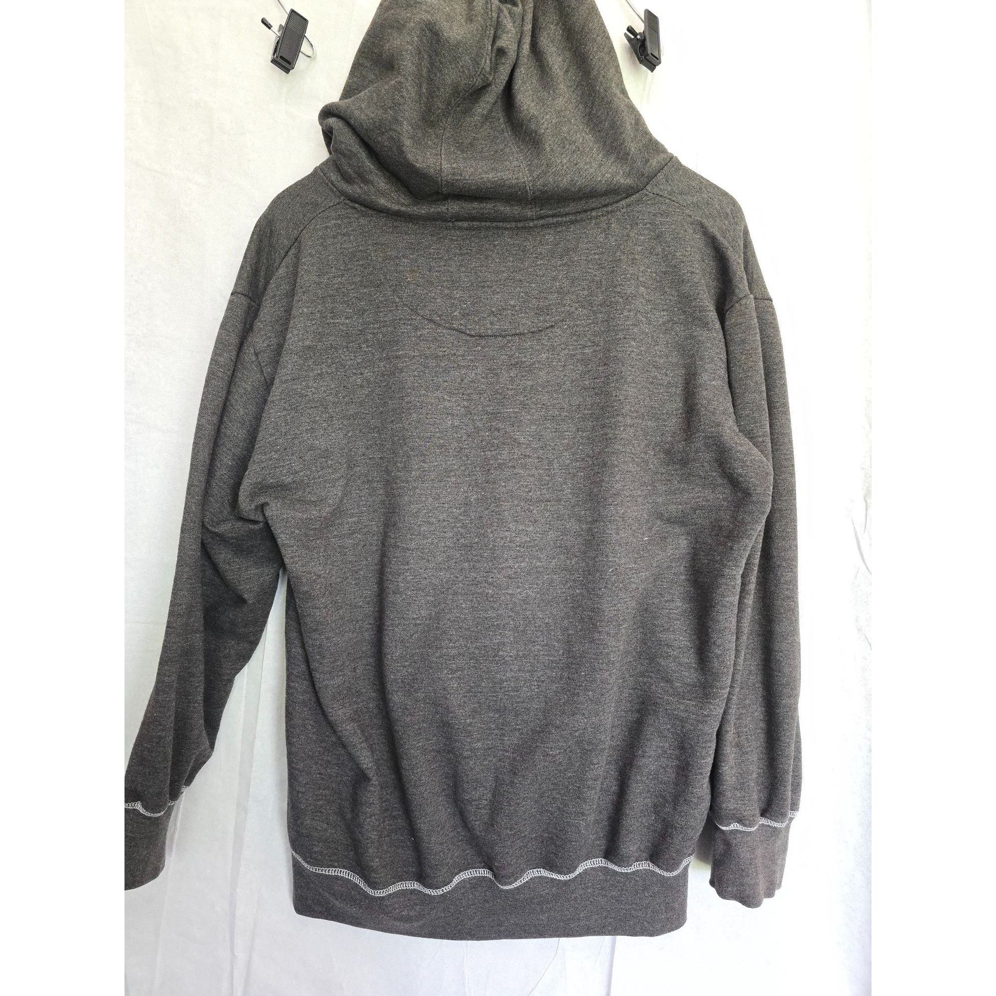 Majestic NFL Saints Majestic Fan Fashion Hoodie Charcoal Gray Size L / US 10 / IT 46 - 7 Thumbnail