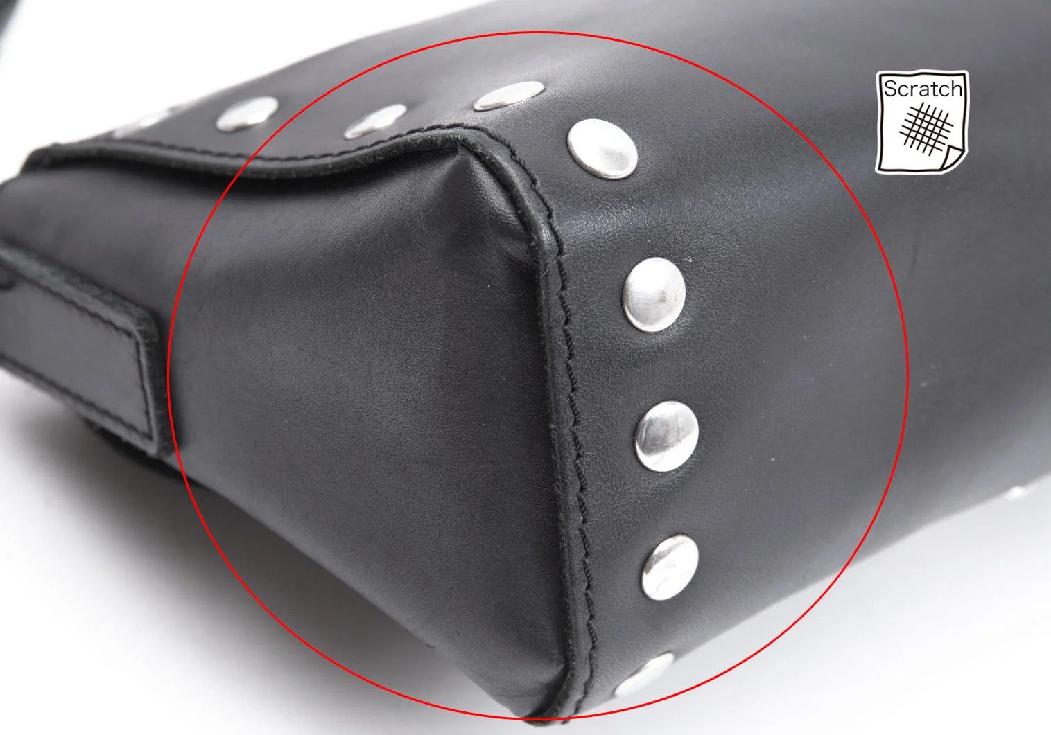 Maison Margiela Foil Leather Shoulder Bag in Black and Silver Size ONE SIZE - 12 Thumbnail