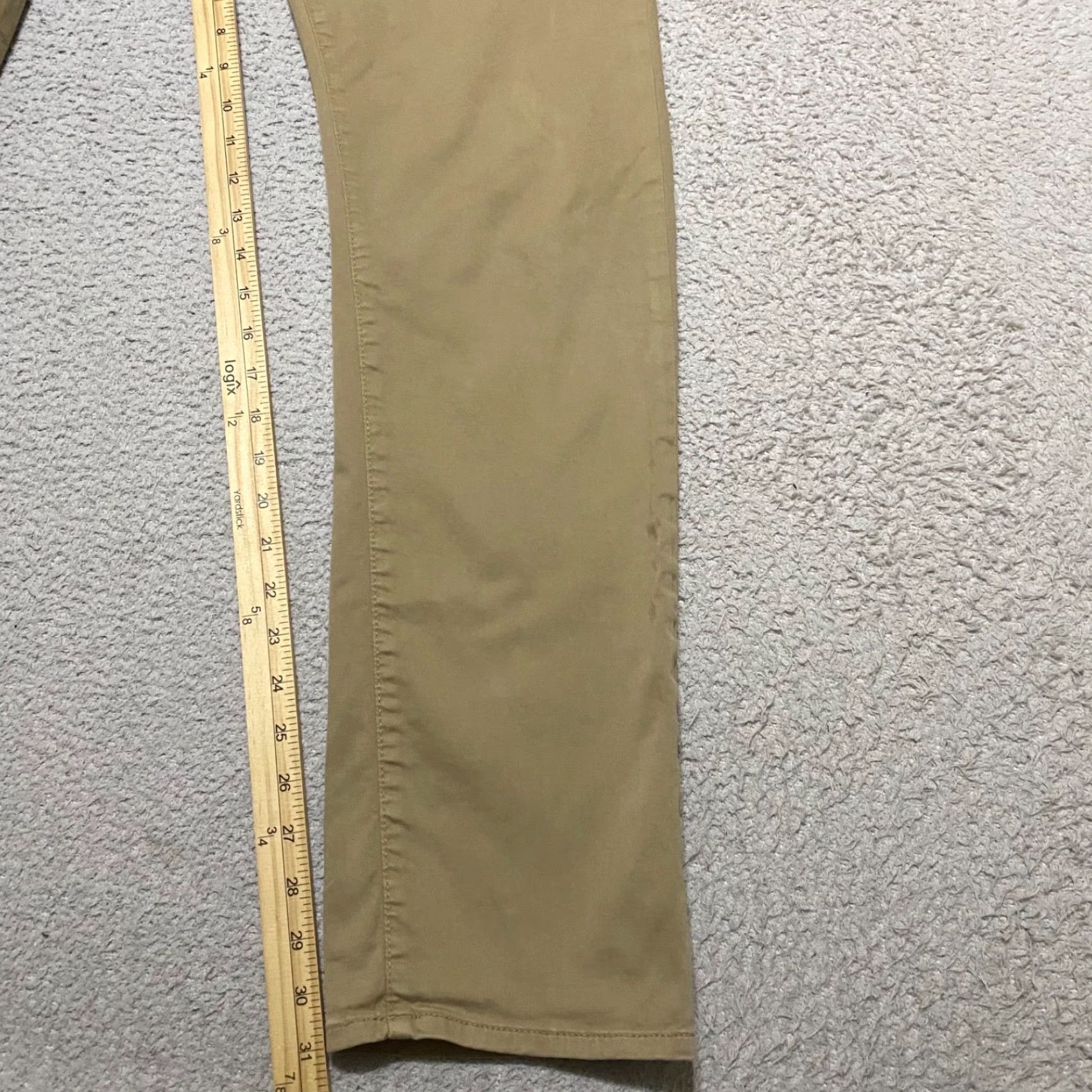 Vintage Mavi Jeans Mens Jeans Zach Beige 30x30 Straight Regular Mid Rise Denim Size US 30 / EU 46 - 6 Thumbnail