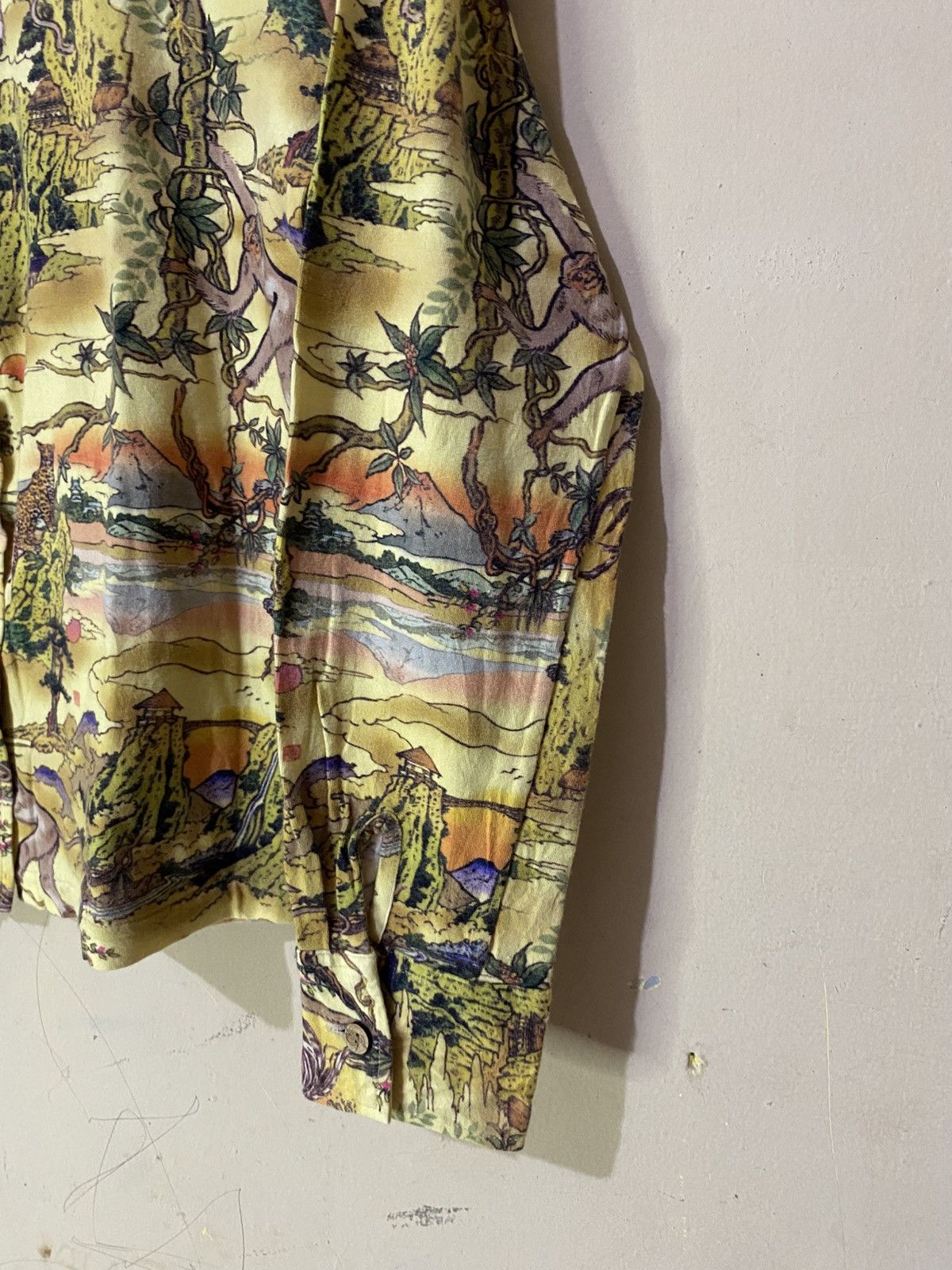 Japanese Brand 2000s Mash Mania Zoo Art Over Print Long Sleeve Size XS / US 0-2 / IT 36-38 - 5 Thumbnail