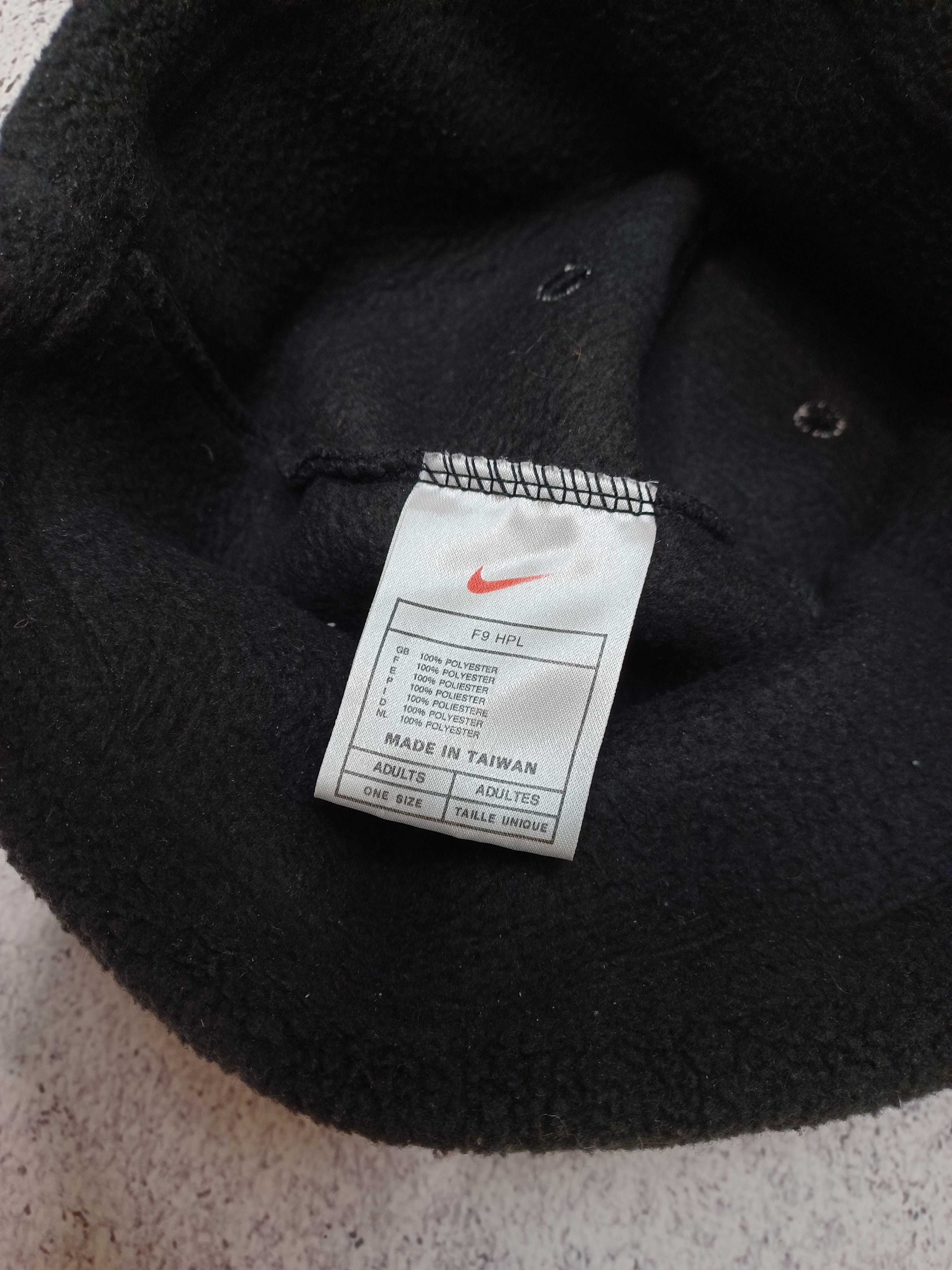 Nike × Vintage Vintage 90s Nike Fleece Hat y2k Beanie Size ONE SIZE - 2 Thumbnail