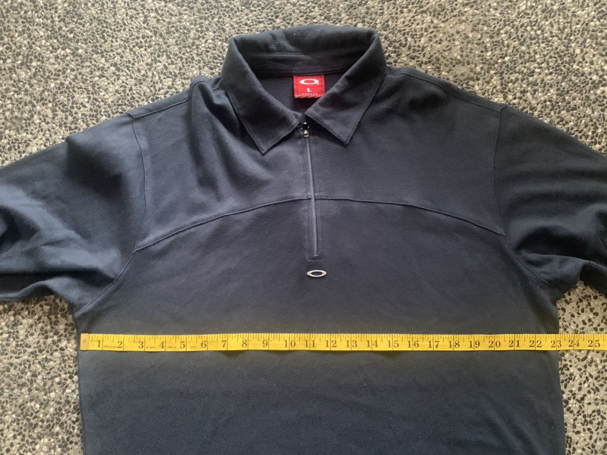 Oakley × Vintage Vintage Oakley Half Zipper Long Sleeve Polo Shirt Size US L / EU 52-54 / 3 - 10 Thumbnail