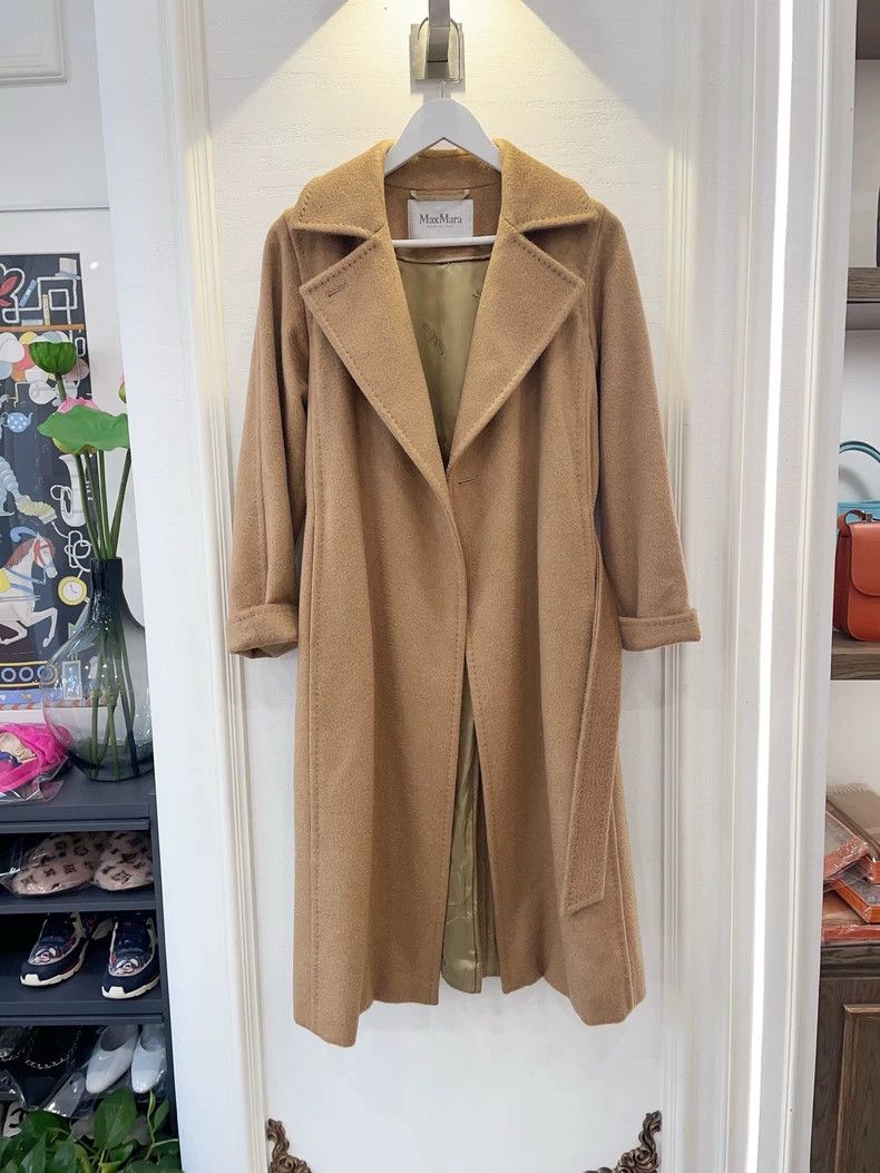 Max Mara Max Mara Camel cashmere long coat Size S / US 4 / IT 40 - 1 Thumbnail
