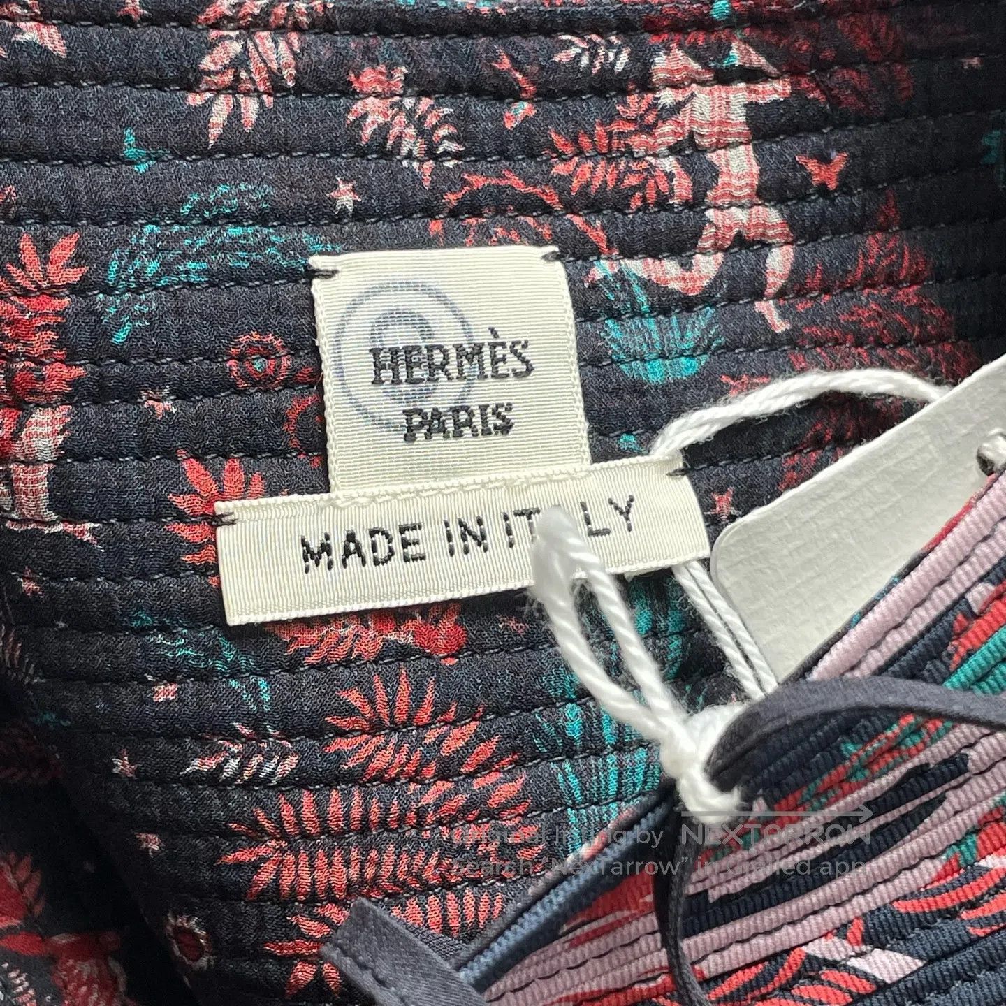 Hermes Hermes Floral Printed Sleeveless Dress| Size XXS / US 00 / IT 34 - 4 Thumbnail