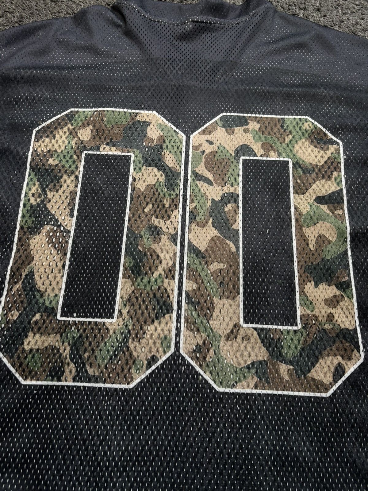 Japanese Brand Vintage style very rare AK-47 military camo 00 black jersey Size US L / EU 52-54 / 3 - 16 Thumbnail