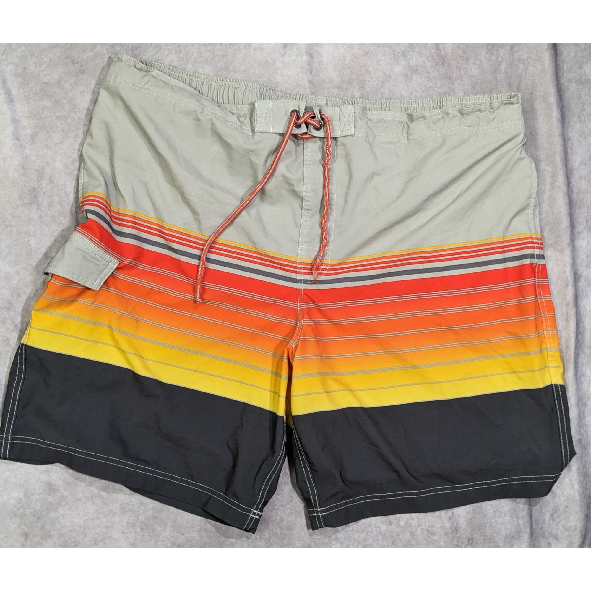 George Retro 90s Style Sunset Board Shorts by George Size US 44 / EU 60 - 6 Thumbnail