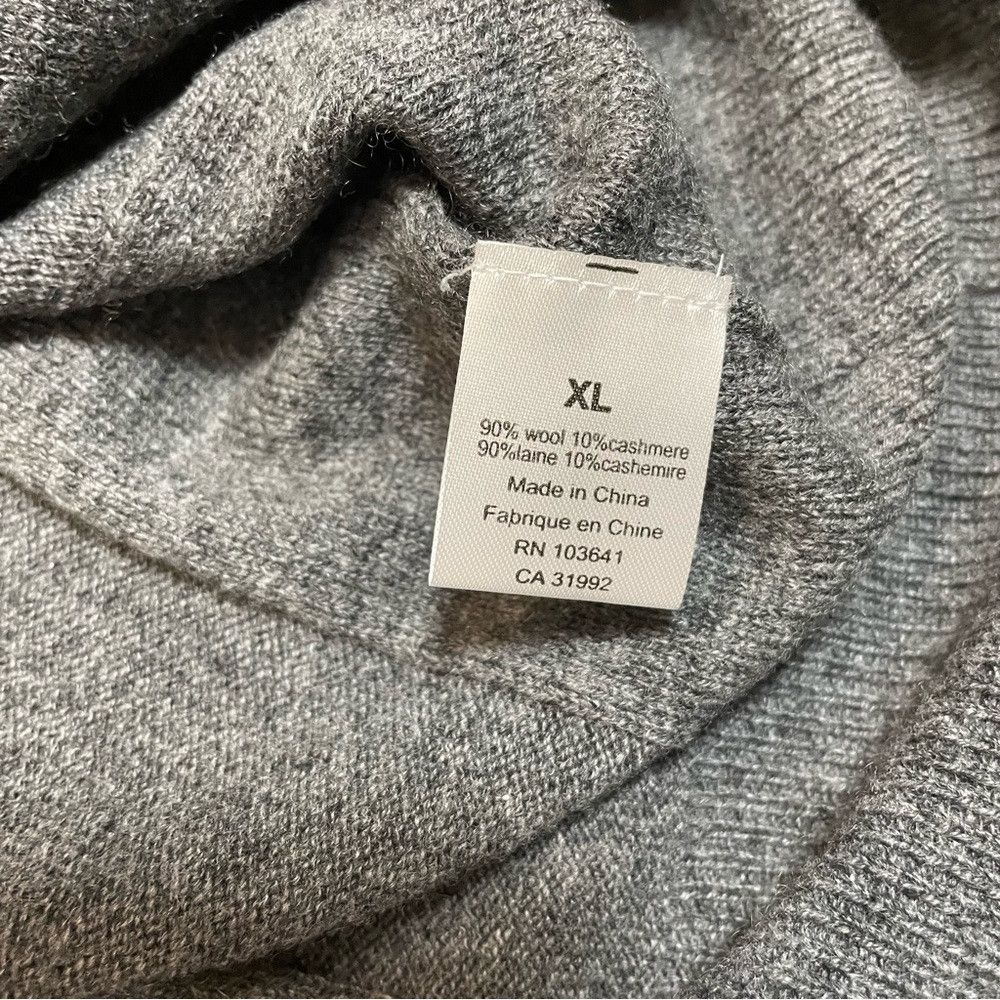 Other NWT New KIER & J Shadow Stripe Crewneck Wool Blend Grey Swe Size US XL / EU 56 / 4 - 7 Thumbnail