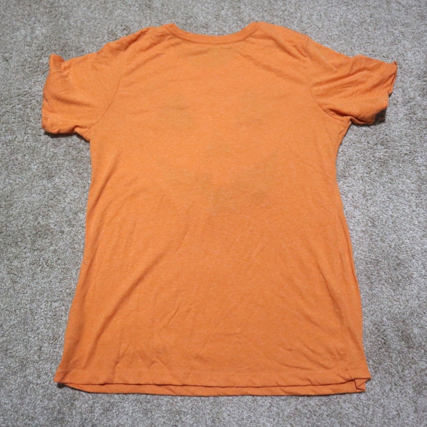 Vintage Halloween Shirt Adult Women's Size L Large Orange Pumpkin Jack-O-Lantern Tee T-Shirt Size L / US 10 / IT 46 - 7 Thumbnail