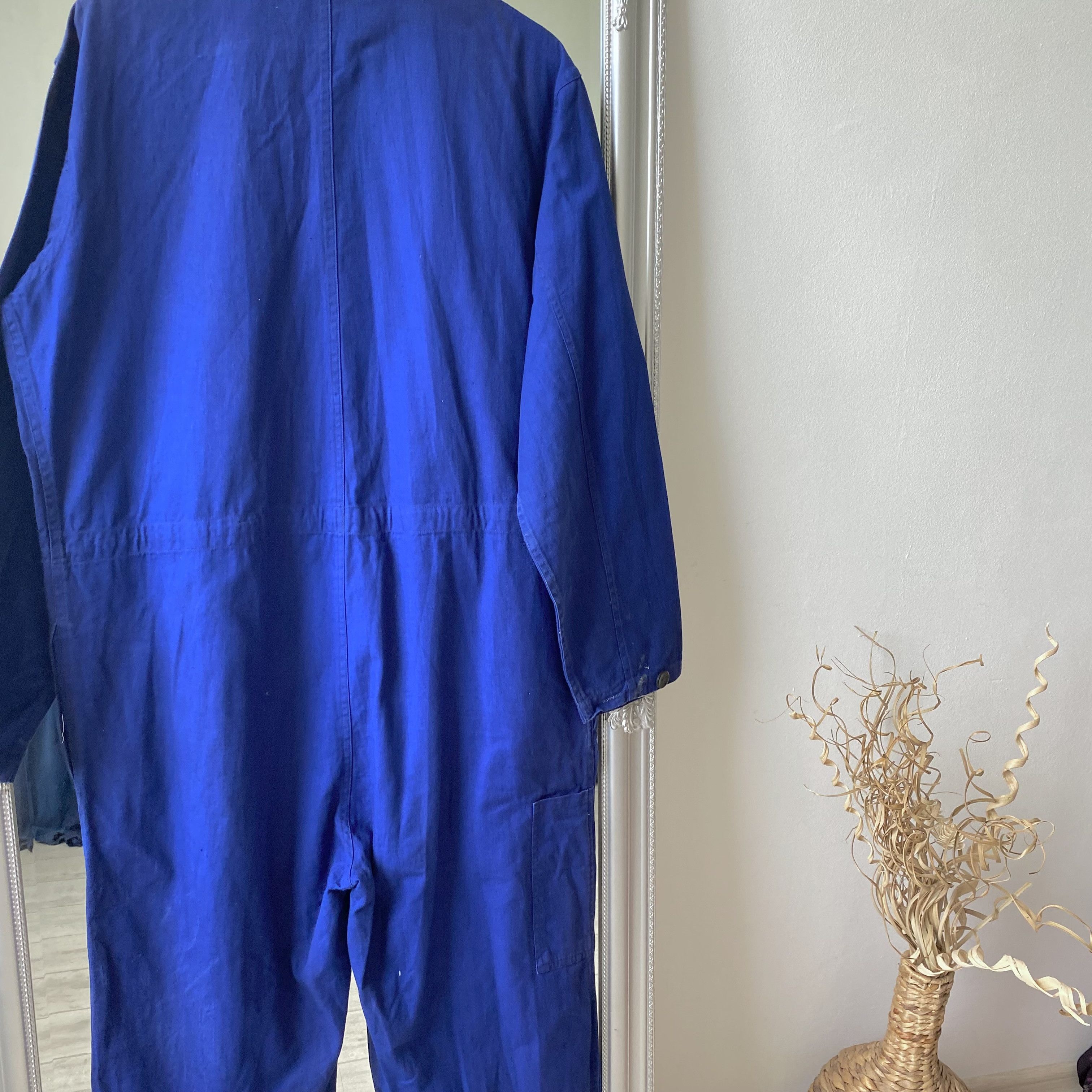 Vetra ⚙️ Vintage Faded Sanfor Worker French Coverall Le Laboureur Size US 32 / EU 48 - 6 Thumbnail