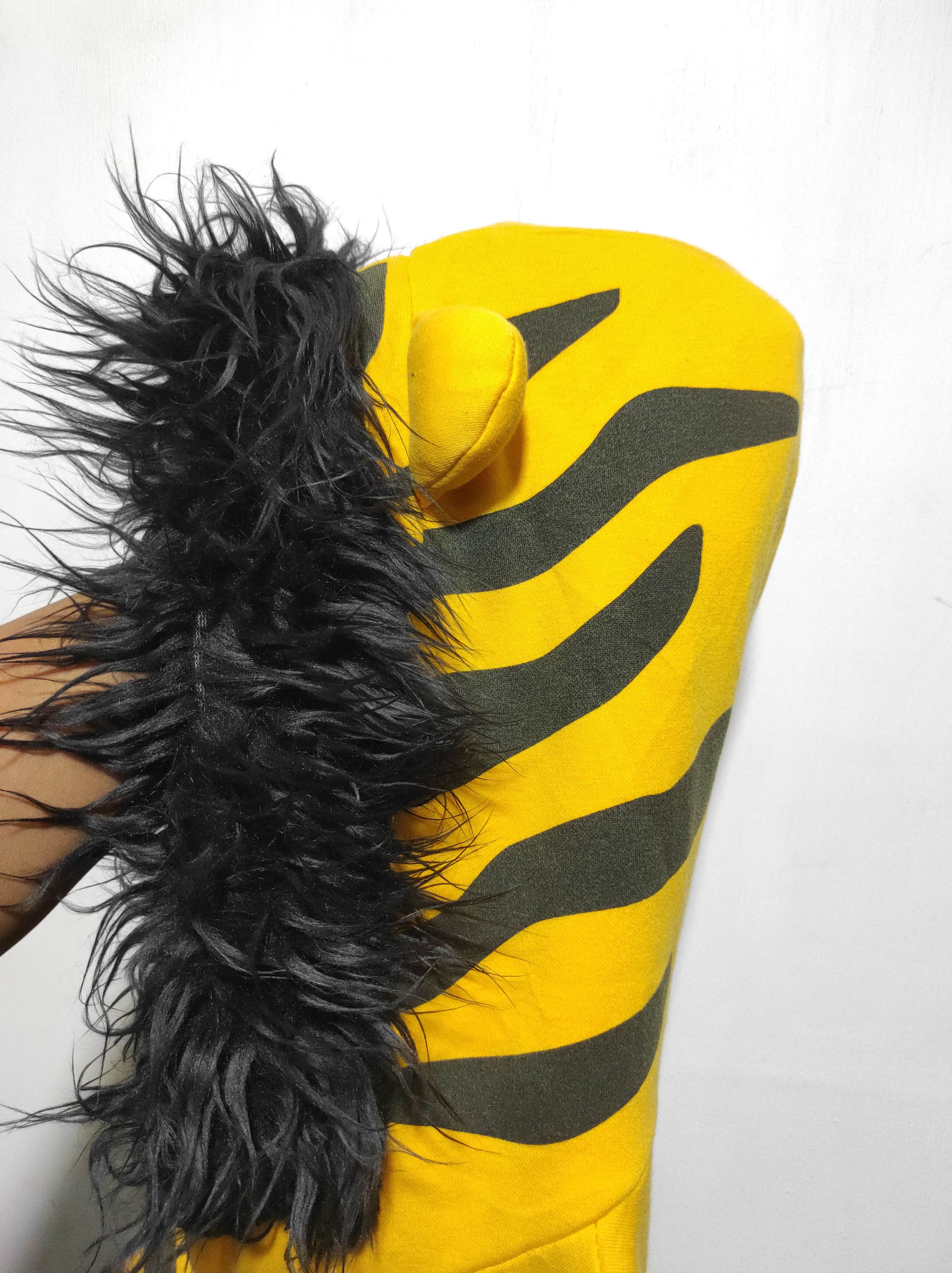 Japanese Brand Dongsin Tiger Yellow zip fur hoodie ifsix LGB style Size US M / EU 48-50 / 2 - 12 Thumbnail