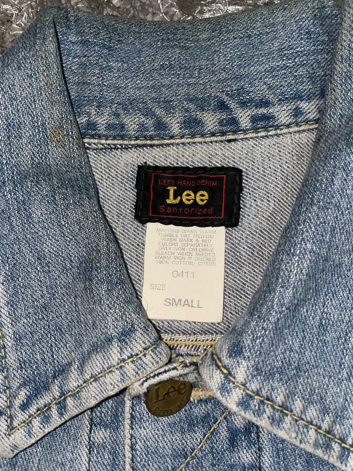 Lee Lee Rider 90s Trucker 0411 Japan LHD Size US S / EU 44-46 / 1 - 6 Thumbnail
