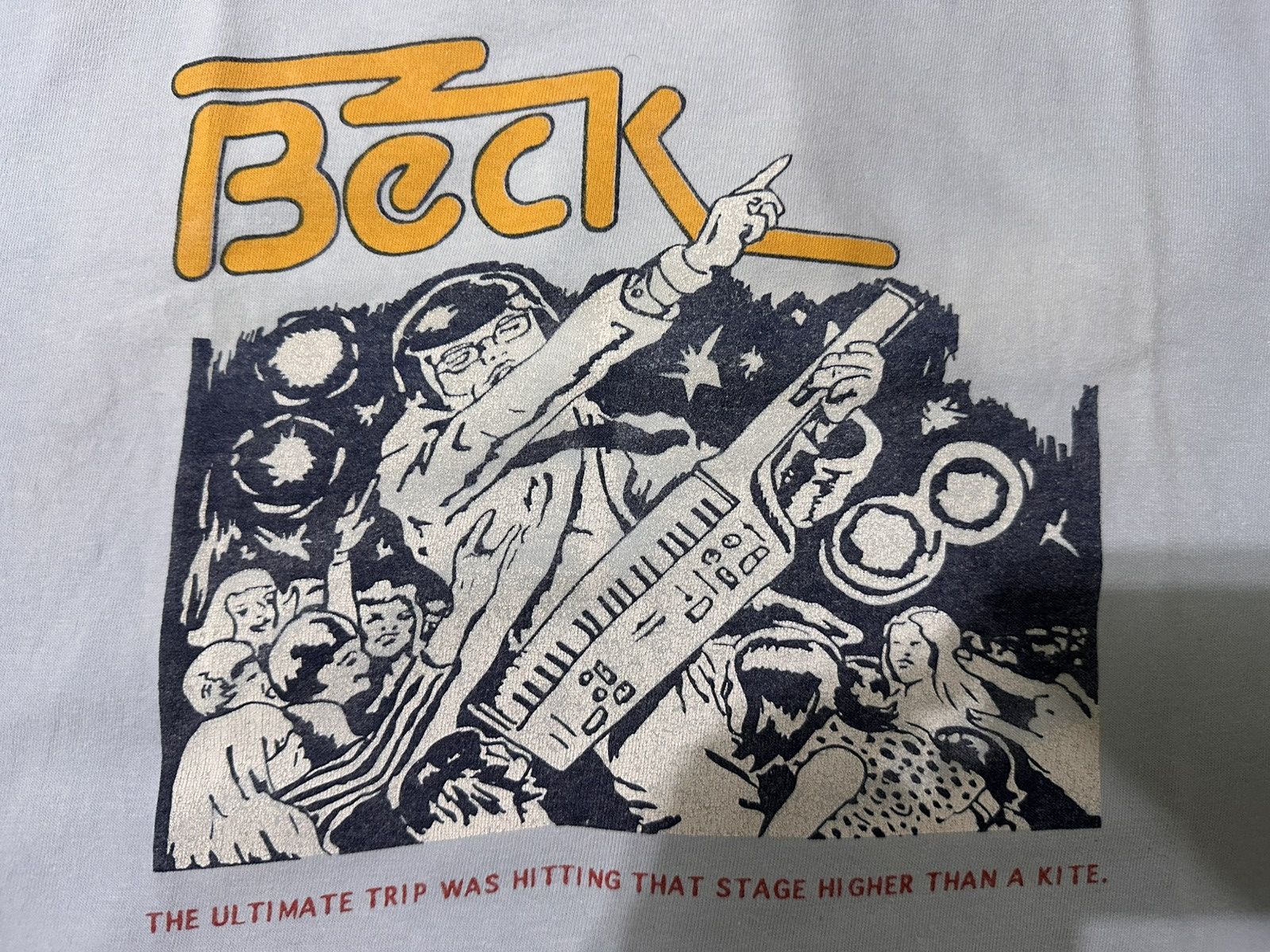 Band Tees Vintage 90’s Beck Odelay Album Band Promo Music TShirt Size US XL / EU 56 / 4 - 3 Thumbnail