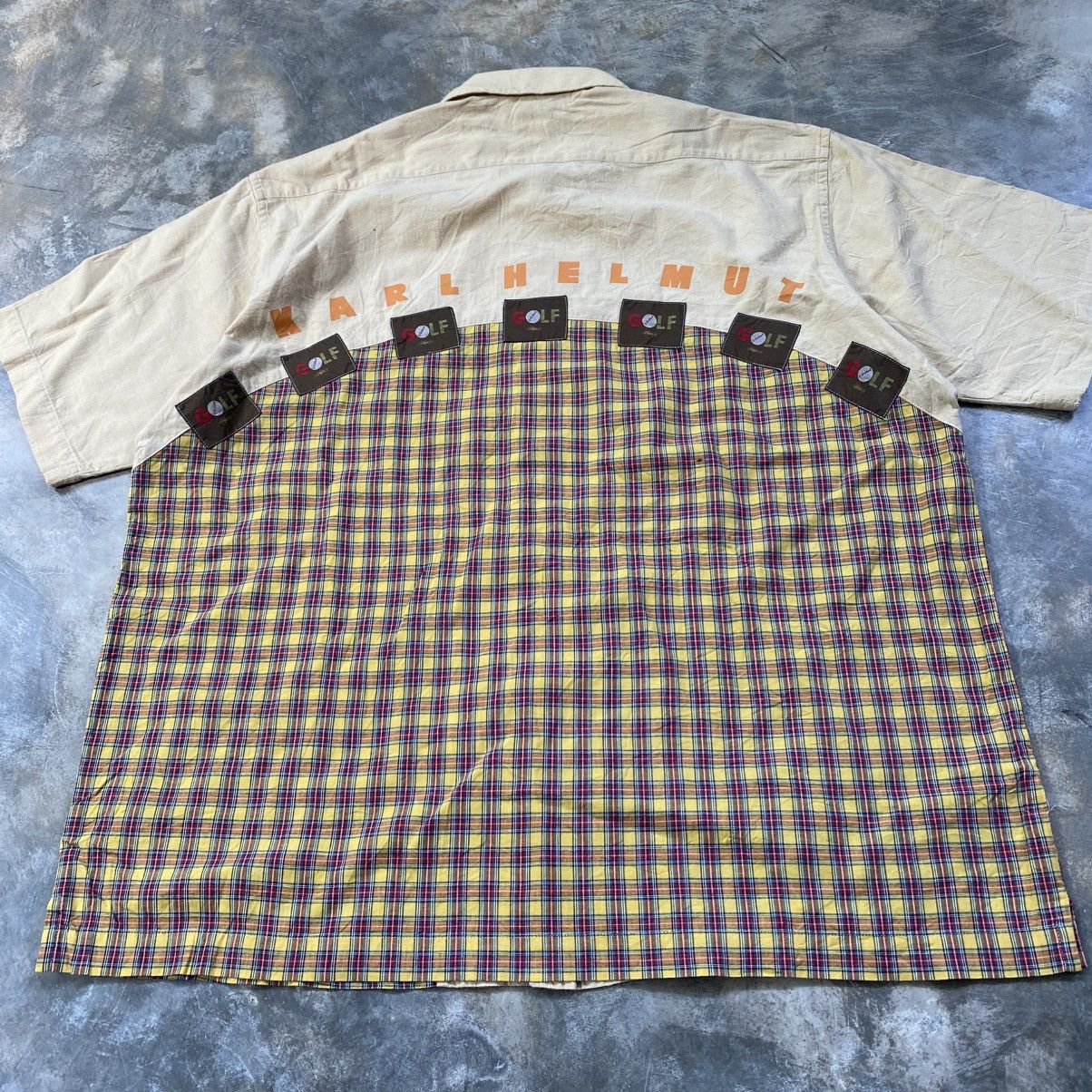 Karl Helmut Karl Helmut Golf Catton Button Up Shirt Size US XXL / EU 58 / 5 - 11 Thumbnail