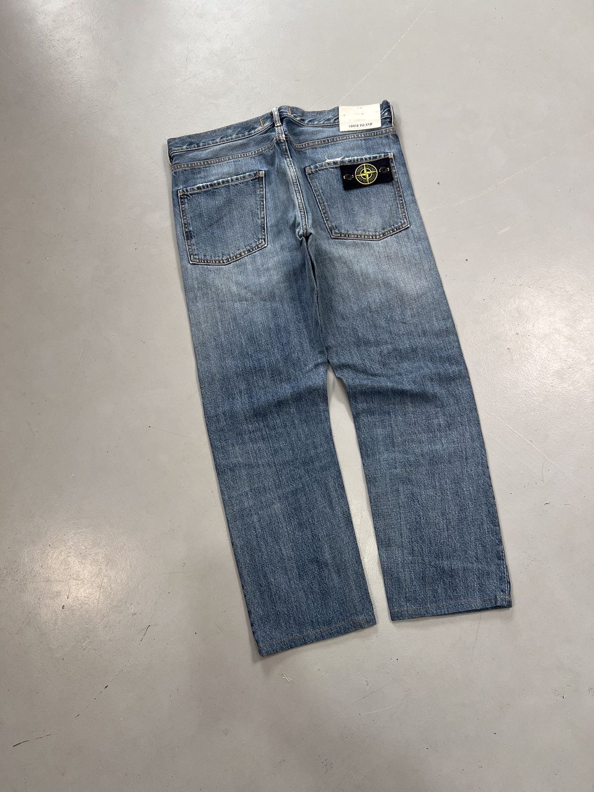 Vintage Super rare vintage stone island straight fit denim Size US 34 / EU 50 - 3 Thumbnail