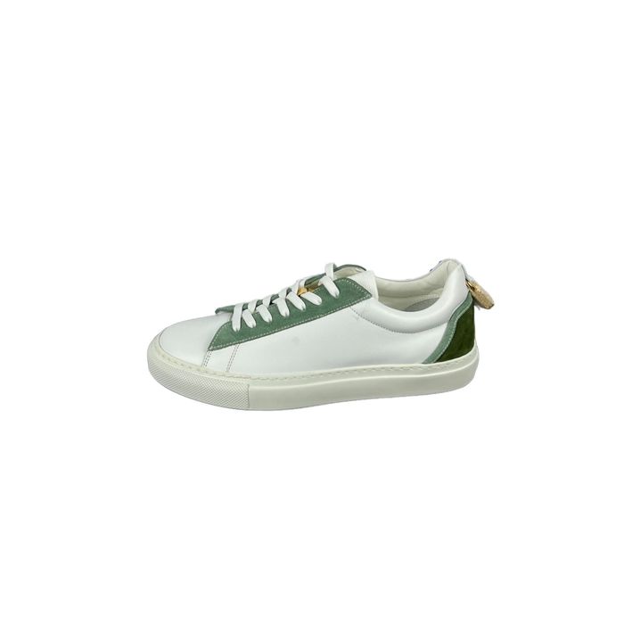 Buscemi Buscemi Womens Tennis Lock White Militare Sneaker US 7 EU