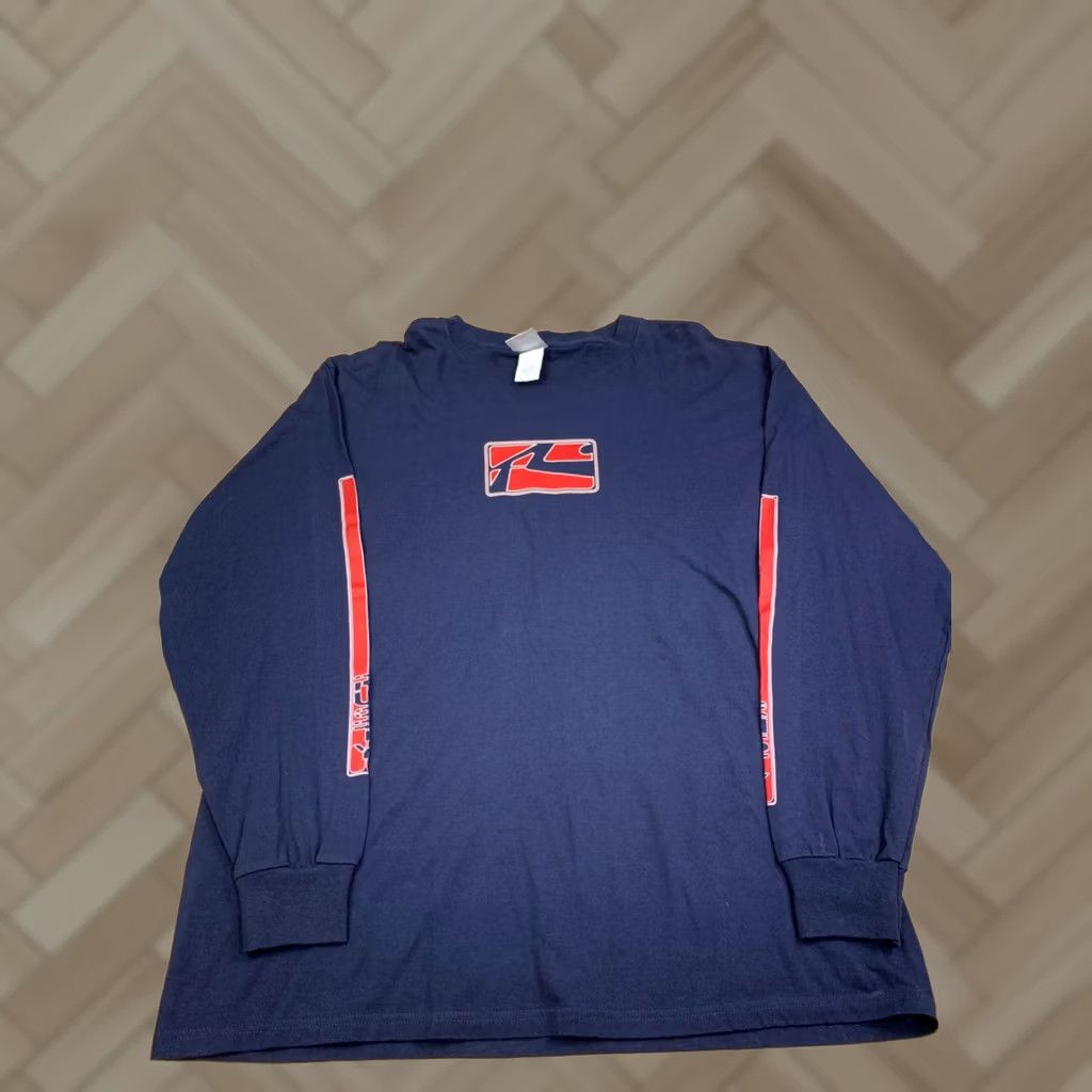 Rusty VINTAGE Rusty Long Sleeve Shirt Men XL Blue Logo Surf USA 90s Y2K 13355 Size US XL / EU 56 / 4 - 1 Thumbnail