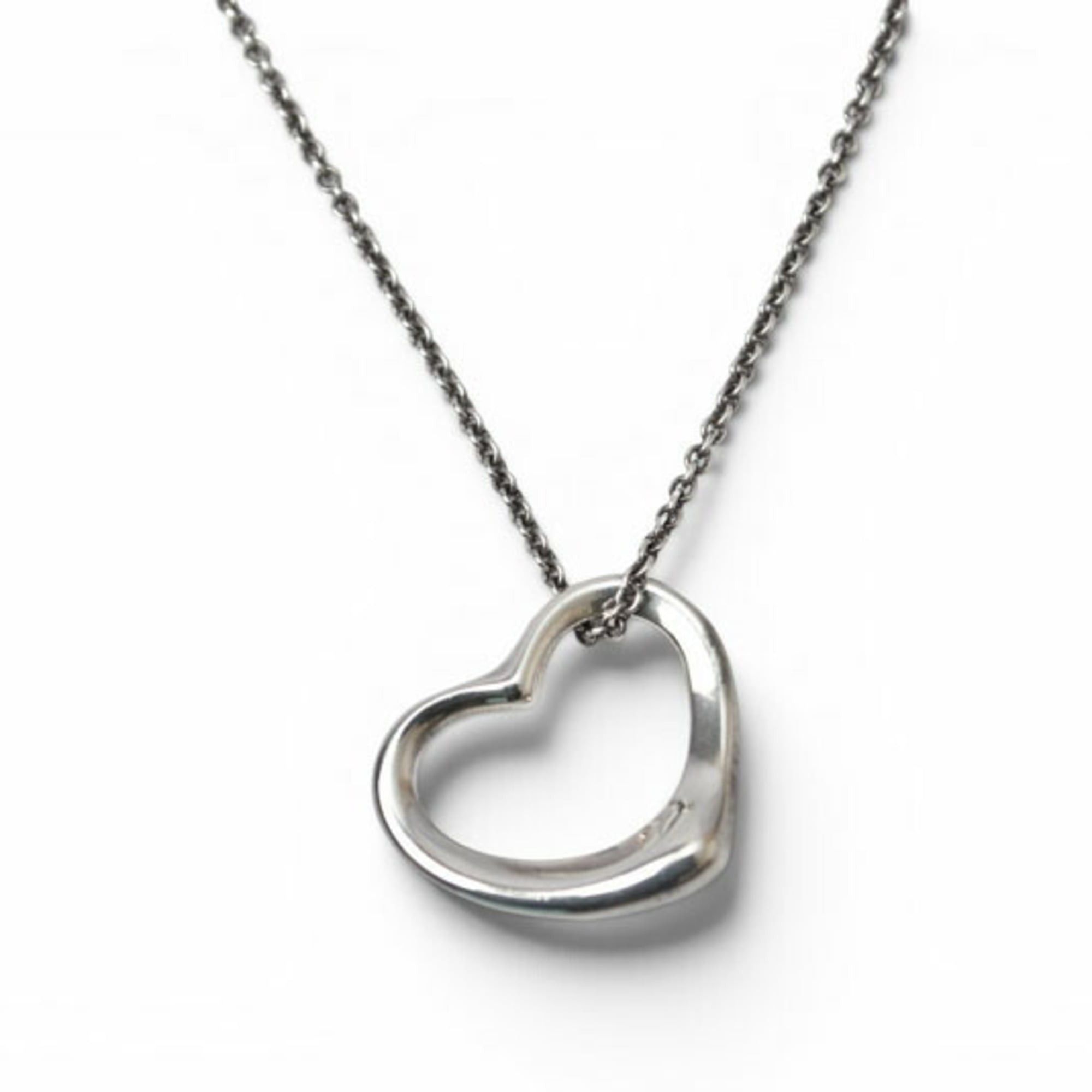 Tiffany & Co. Tiffany & Co. Necklace Pendant, Silver, Elsa Peretti design, Heart motif, 2.1cm wide Size ONE SIZE - 1 Thumbnail