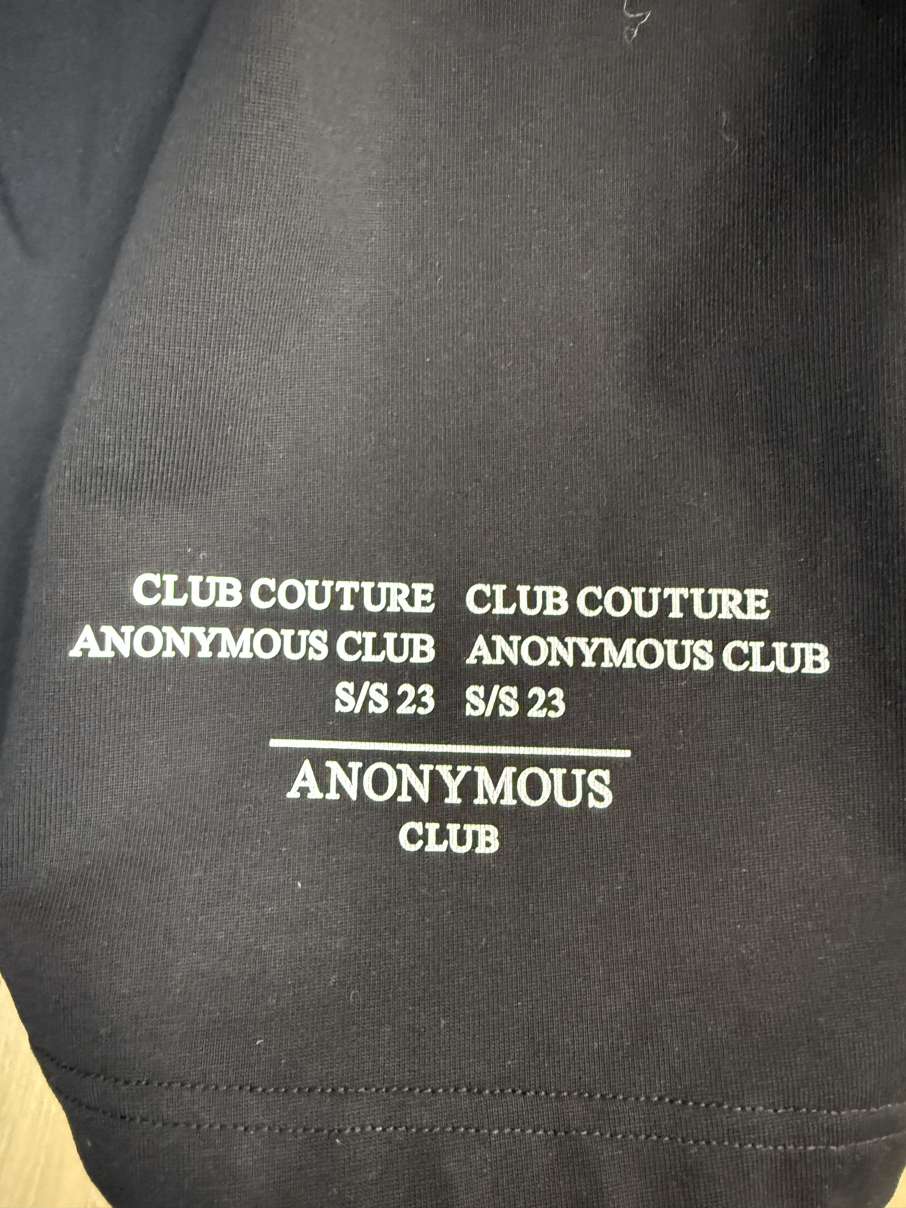 Anonymous Club $450 Anonymous Club Club de Couture T-Shirt Size US S / EU 44-46 / 1 - 8 Thumbnail