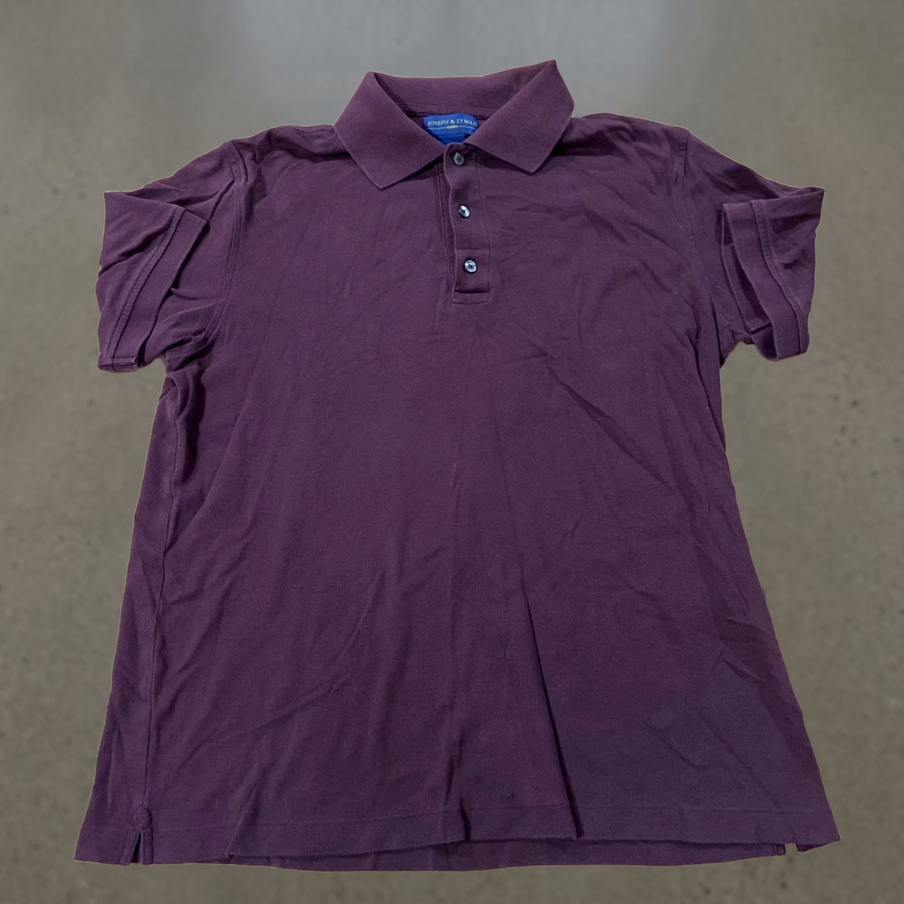 Joseph Joseph & Lyman Cotton Shirt Mens S Burgundy Short Sleeve Henley Button-Up Chest 50 Pockets Breathable Casual Regular Size US S / EU 44-46 / 1 - 1 Thumbnail