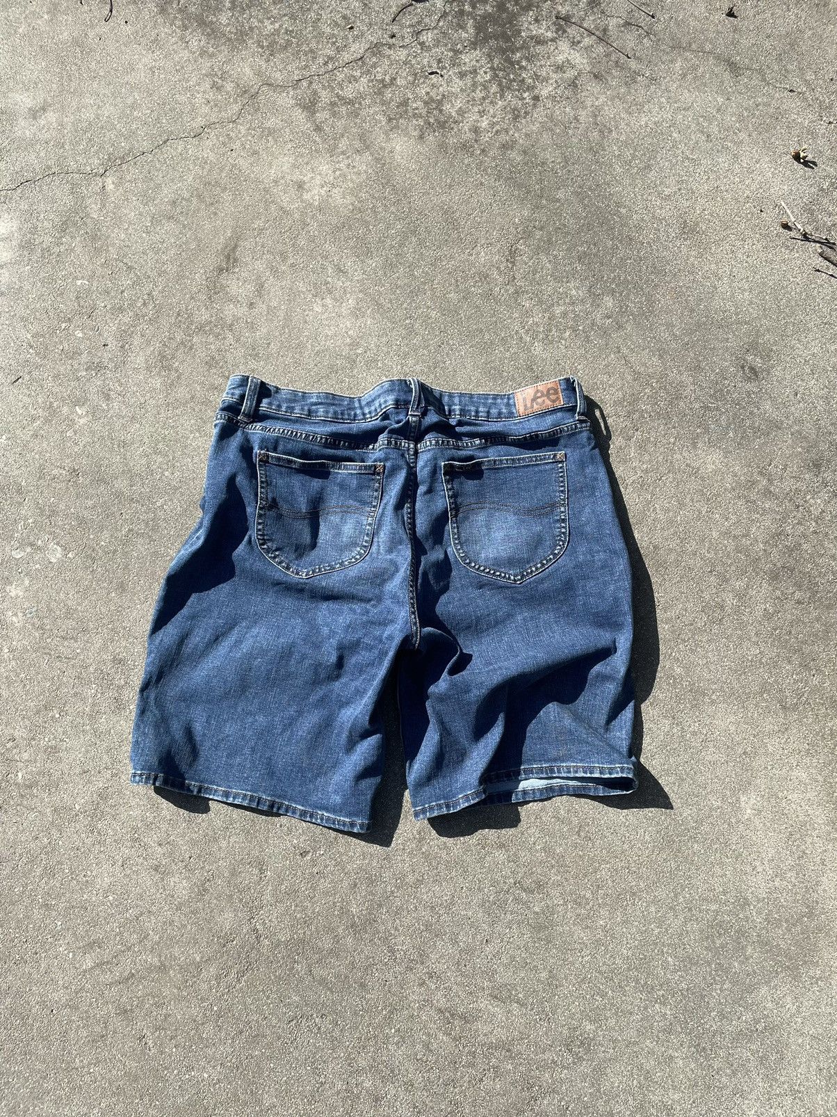 Lee × Vintage baggy lee denim jorts y2k vintage Size US 34 / EU 50 - 3 Thumbnail