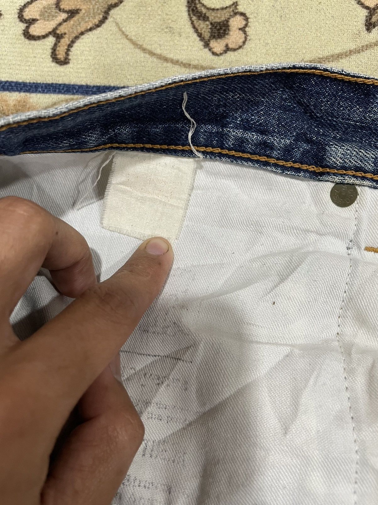 Japanese Brand × Levi's Vintage Levi’s 504Z Big E Selvedge Distressed Denim Size US 32 / EU 48 - 12 Thumbnail