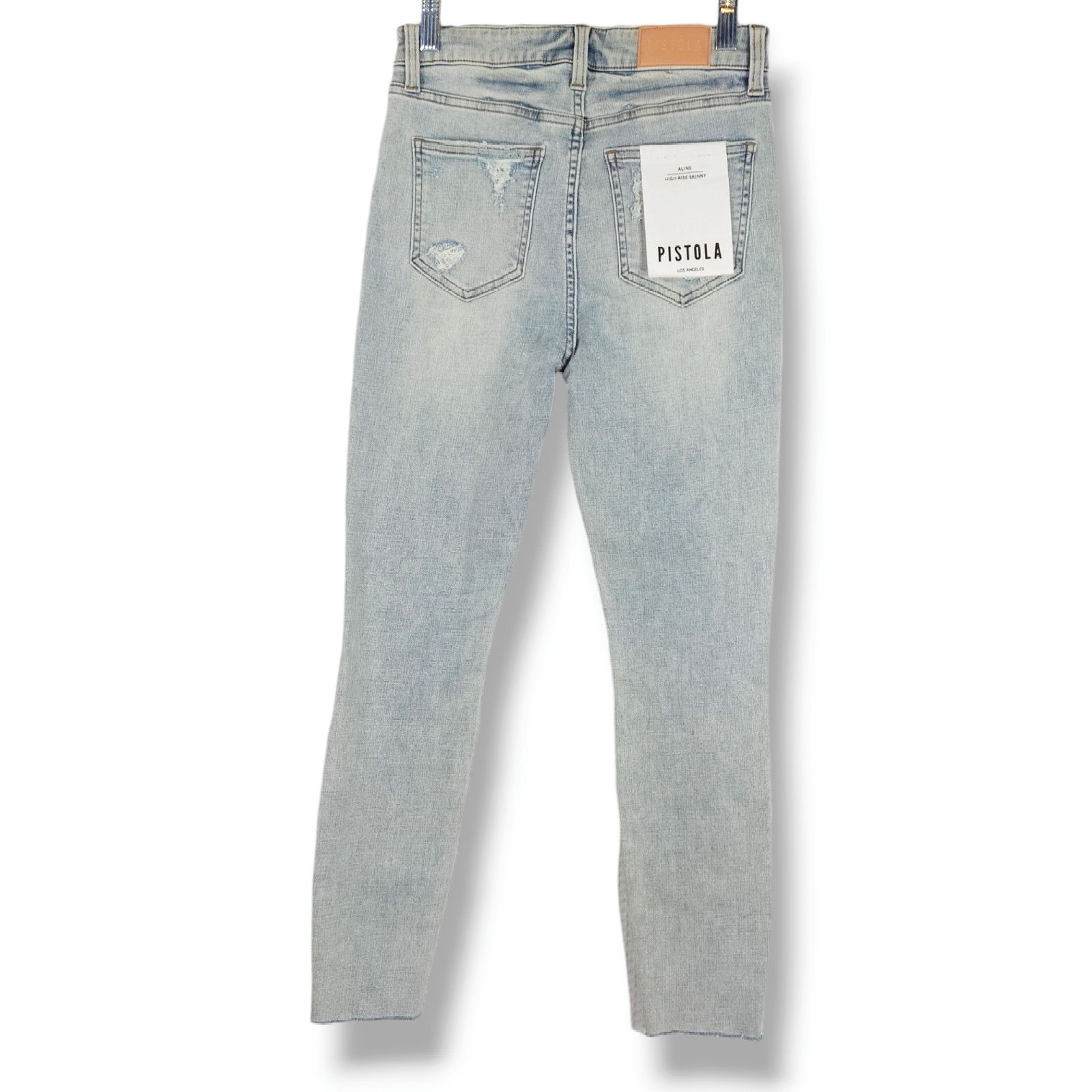 Pistola NWT Pistola Aline Skinny Crop Eco Denim Jeans Sz. 26x25 Size 26" / US 2 / IT 38 - 4 Thumbnail