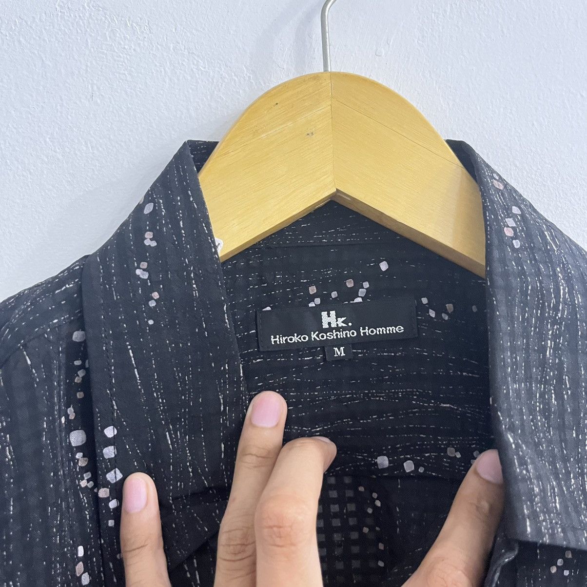 Hiroko Koshino Homme Hirokko Koshino Homme Button Up Shirt Size US M / EU 48-50 / 2 - 4 Thumbnail