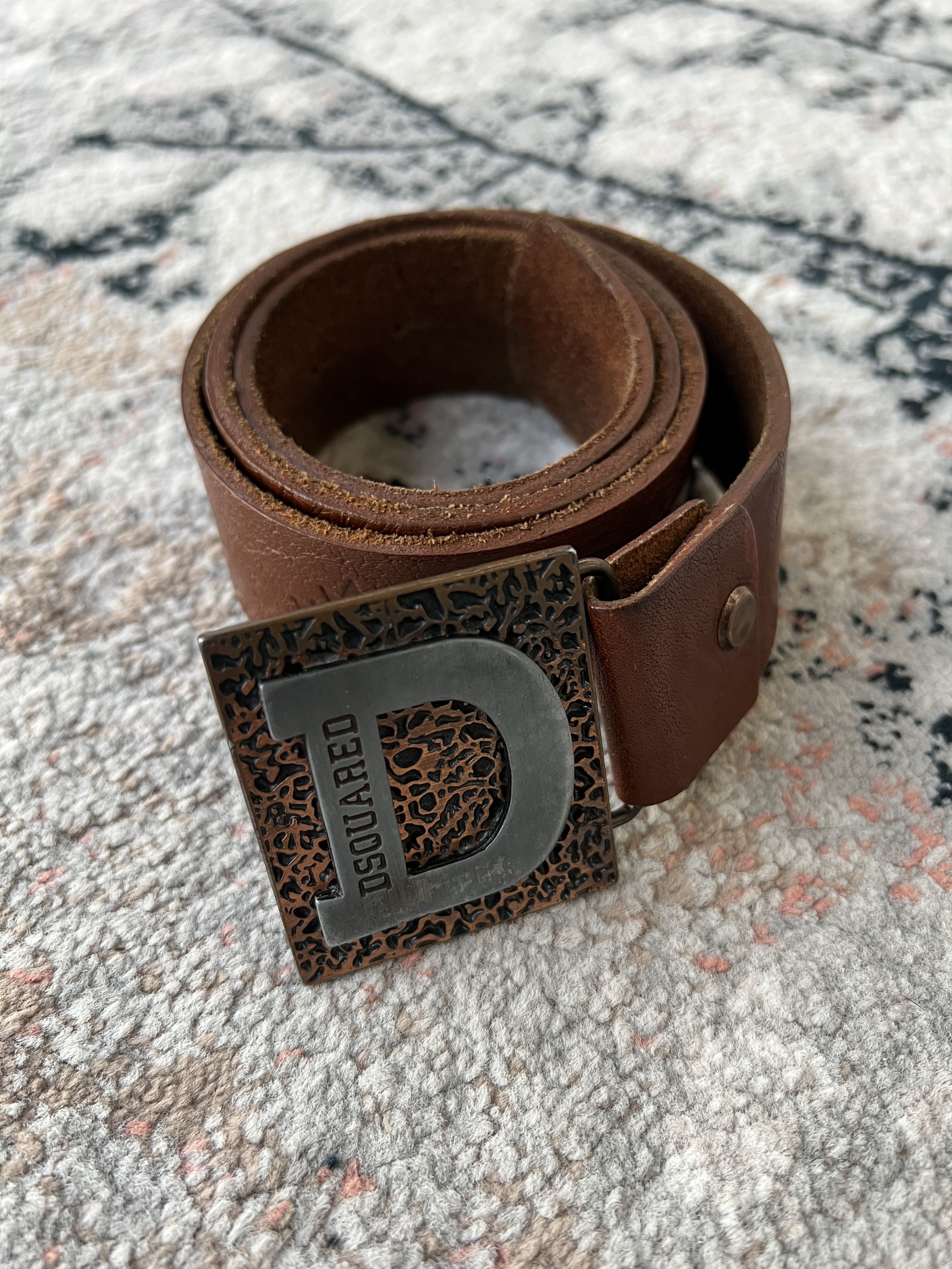 Dsquared2 Dsquared Leather Belt Size ONE SIZE - 1 Thumbnail