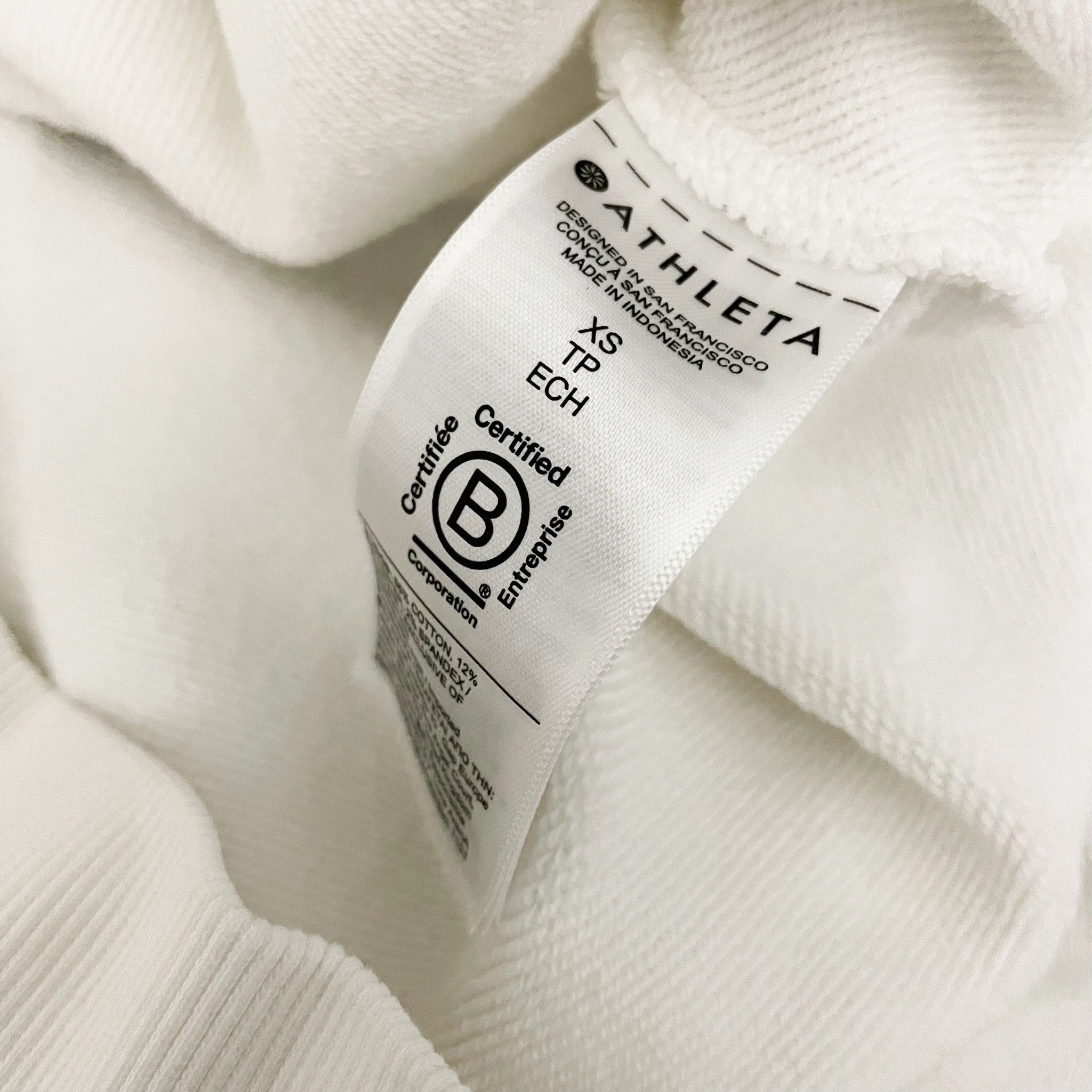 Athleta Athleta Women's Cotton Stretch Terry Crop Size XS / US 0-2 / IT 36-38 - 3 Thumbnail
