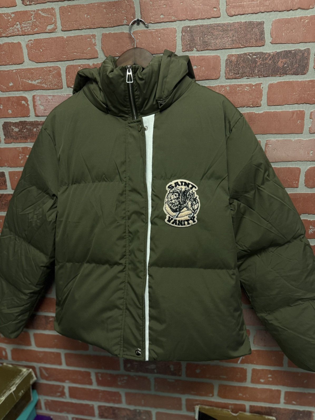 Saint Vanity Saint Vanity Green Puffer Jacket (Exlusive) Size L Size US L / EU 52-54 / 3 - 4 Thumbnail