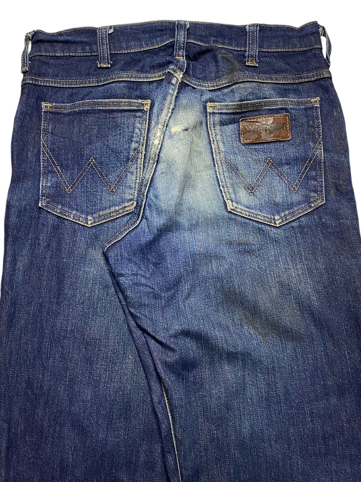 Wrangler Vintage Wrangler Greensboro USA Distressed Loose Jeans Size US 29 - 4 Thumbnail
