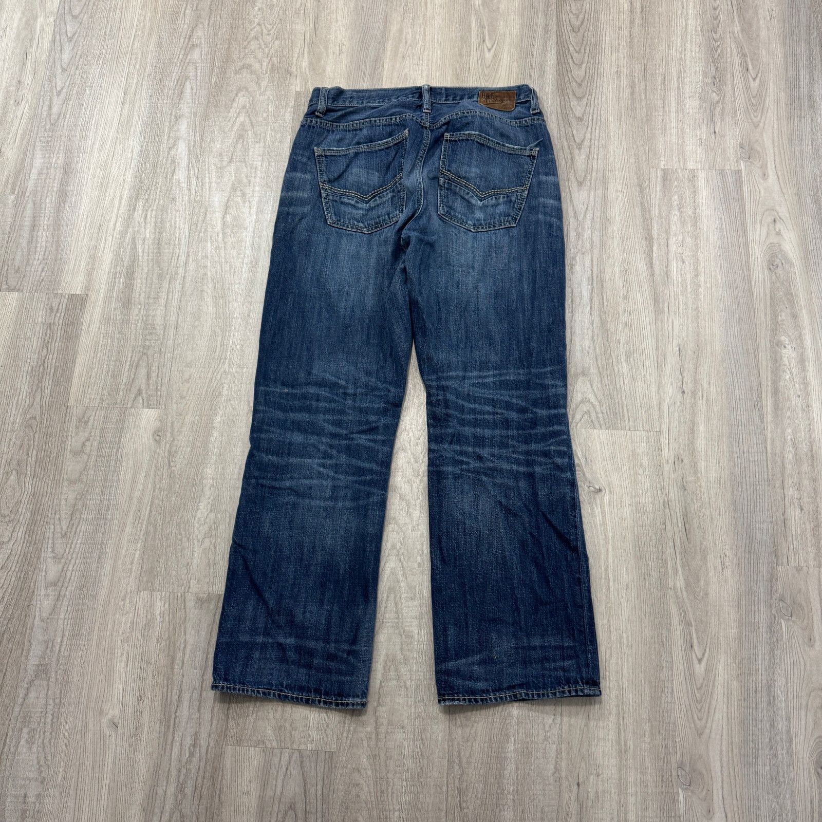 BKE BKE Welder Jeans Men's 34S (Fits 34x29) Blue Denim Cotton Size US 34 / EU 50 - 10 Thumbnail