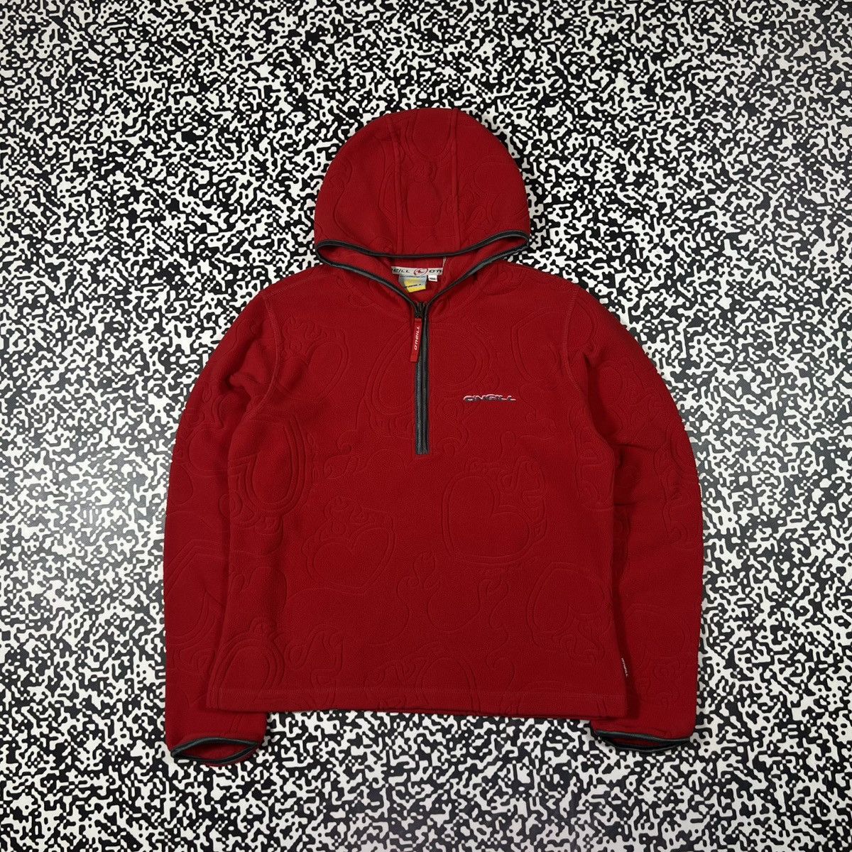 O'Neill Vintage Y2K Oneill Surf Style Fleece Monogram Retro Hoodie Size M / US 6-8 / IT 42-44 - 3 Thumbnail