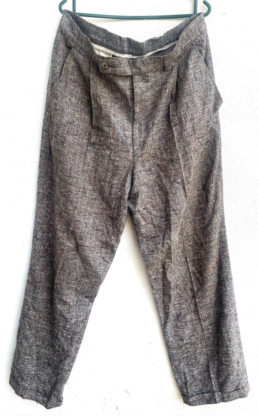 Vintage Vintage G.B PEDRINI LIBRAIO Wide legs pants Size US 30 / EU 46 - 1 Thumbnail
